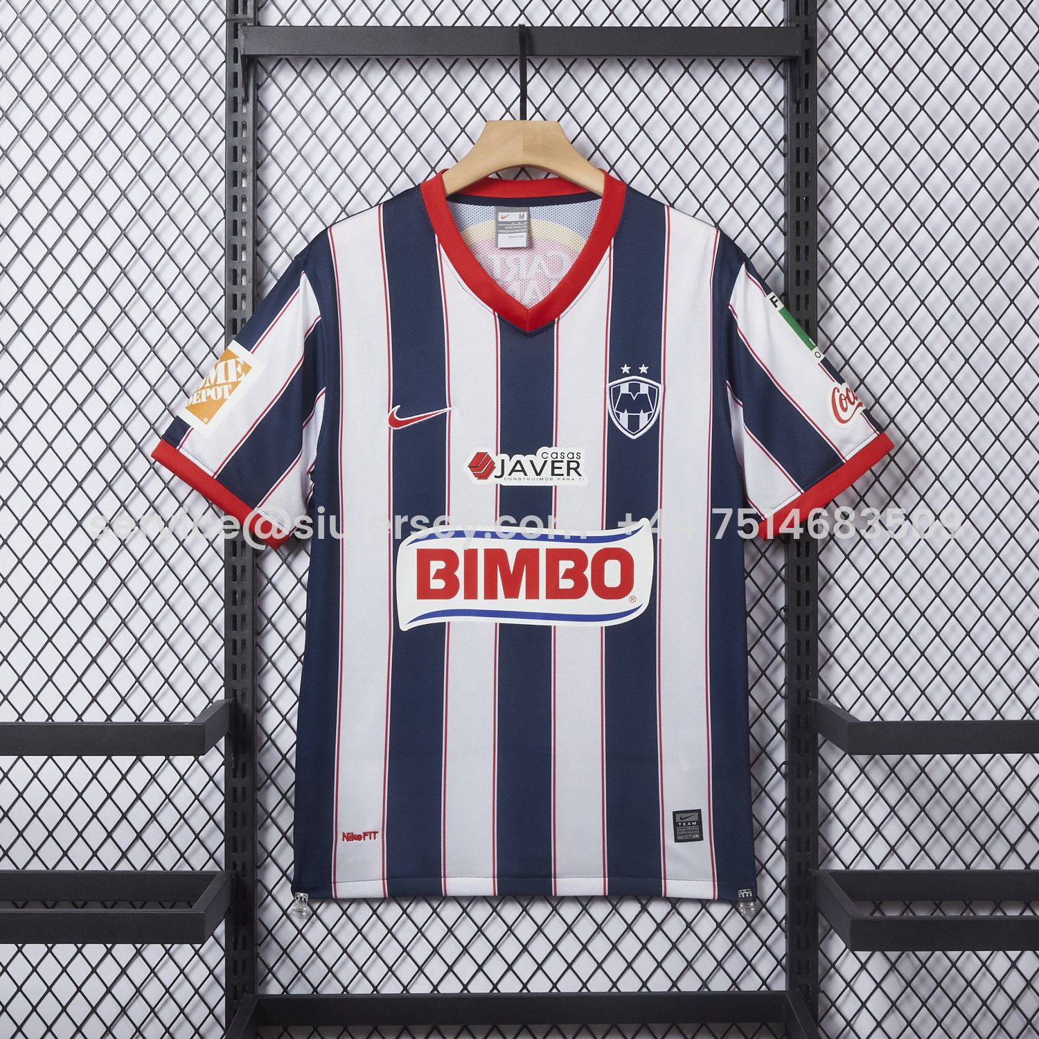 SIUjerseys-Retro Rayados Monterrey 09-10 Home Jersey