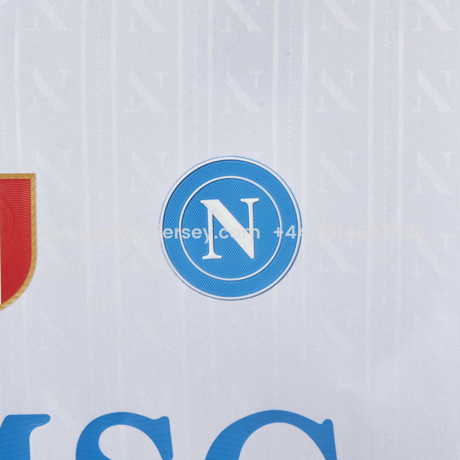 SIUjerseys-Napoli 25-26 European Away White Jersey - Fans Version