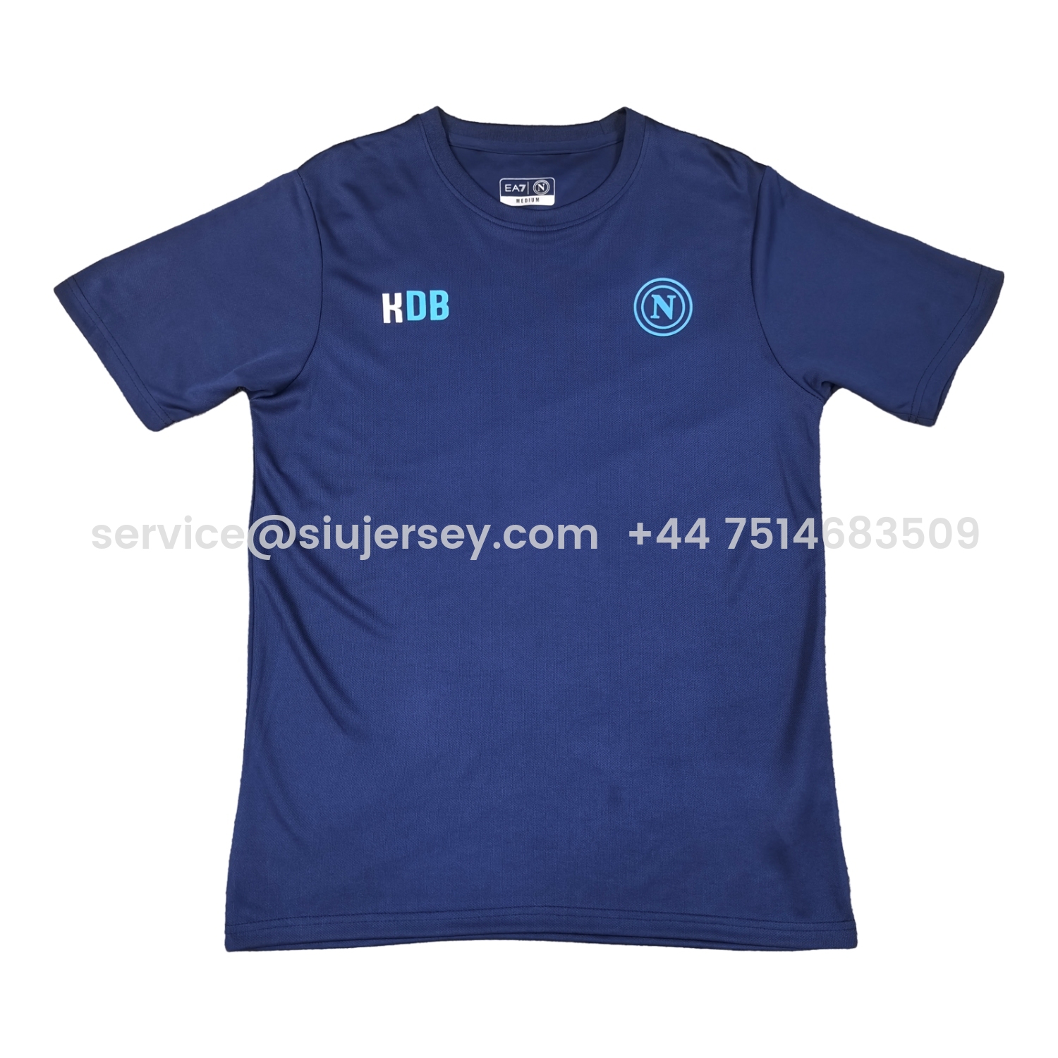 SIUjerseys-Napoli 25-26 KDB Special Commemorative Blue T-Shirt