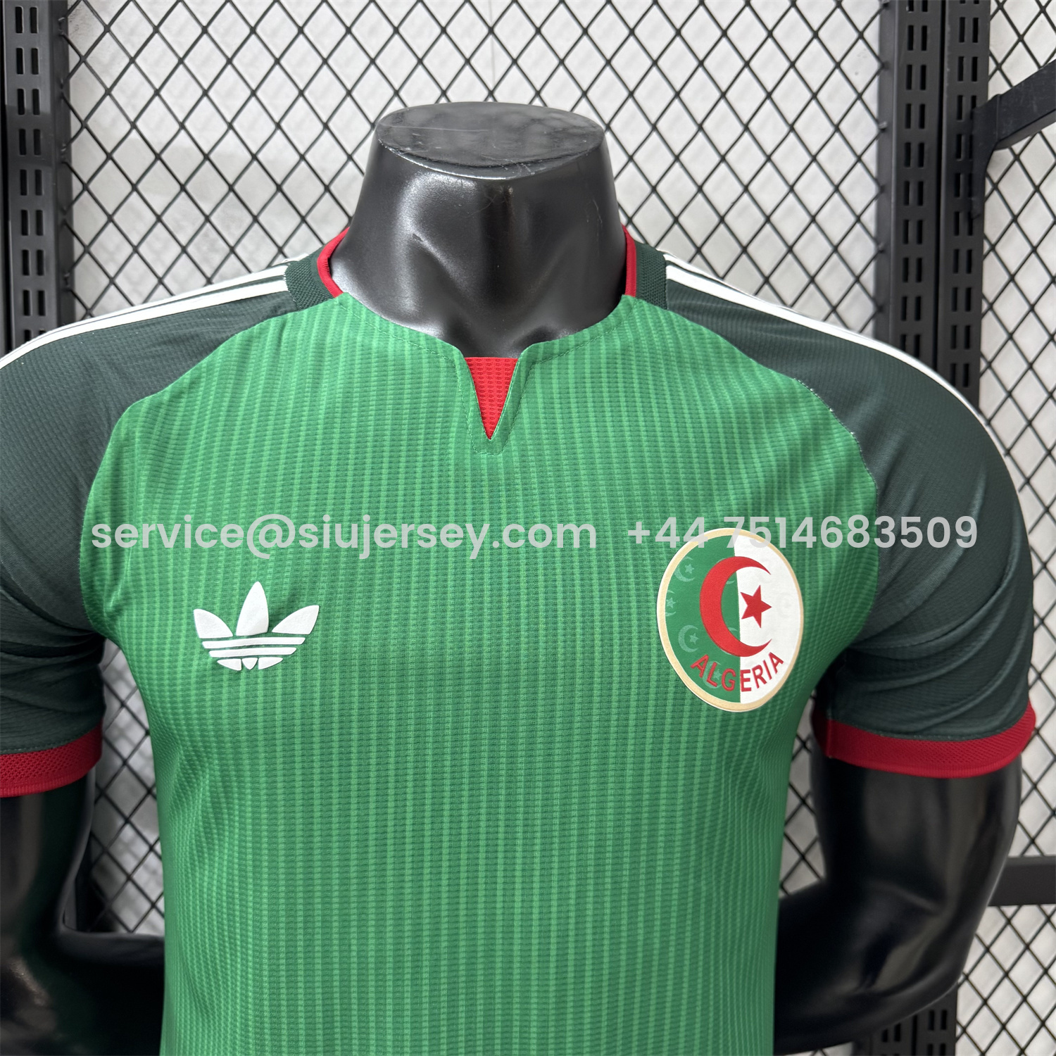 SIUjerseys-Algeria 2026 Away Green Jersey - Player Version