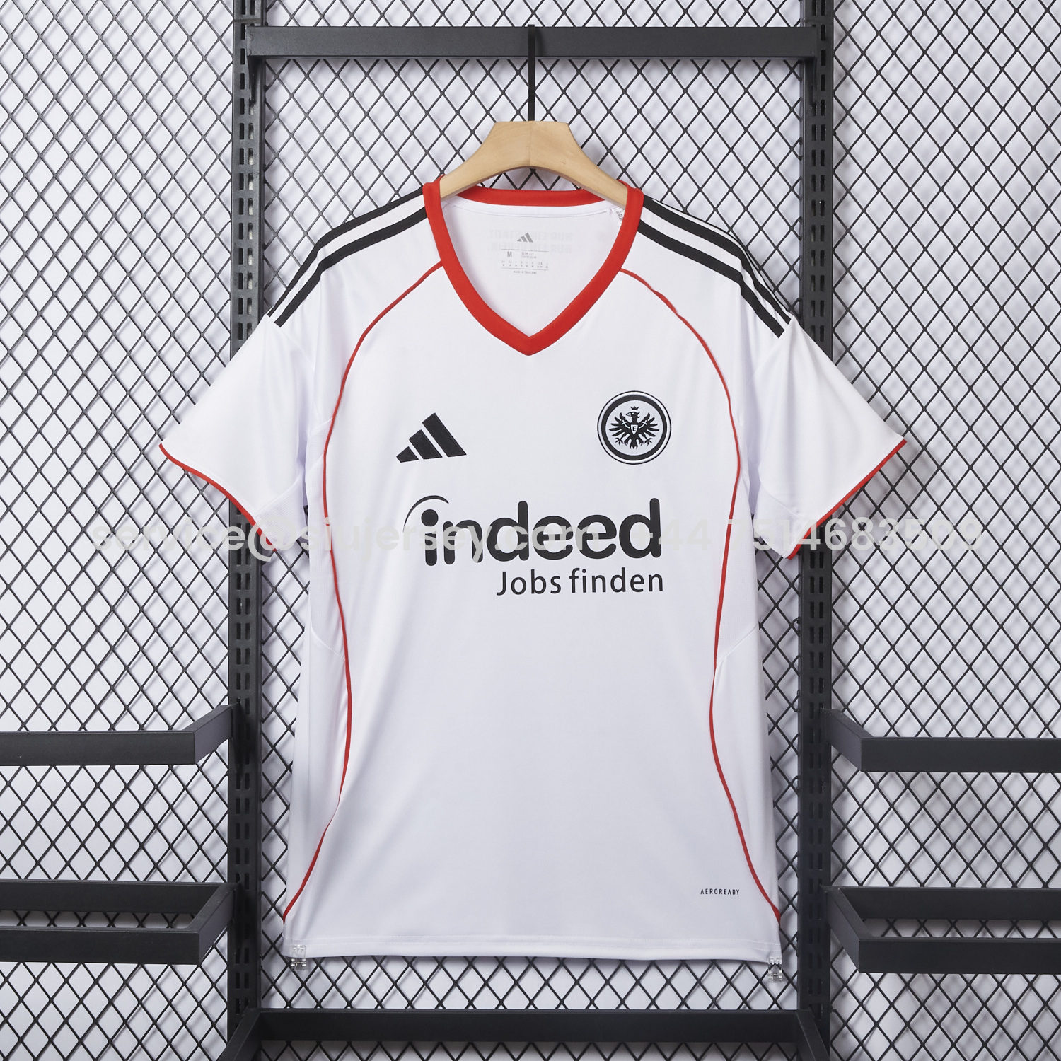 SIUjerseys-Frankfurt 25-26 Away White Jersey - Fans Version