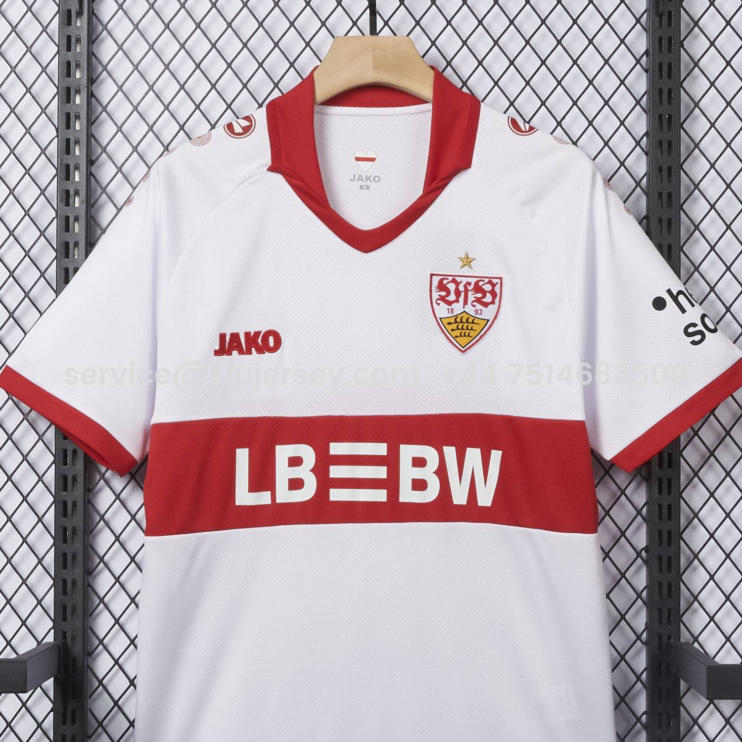 SIUjerseys-VfB Stuttgart 24-25 DFB-Pokal Final Home Jersey - Fans Version