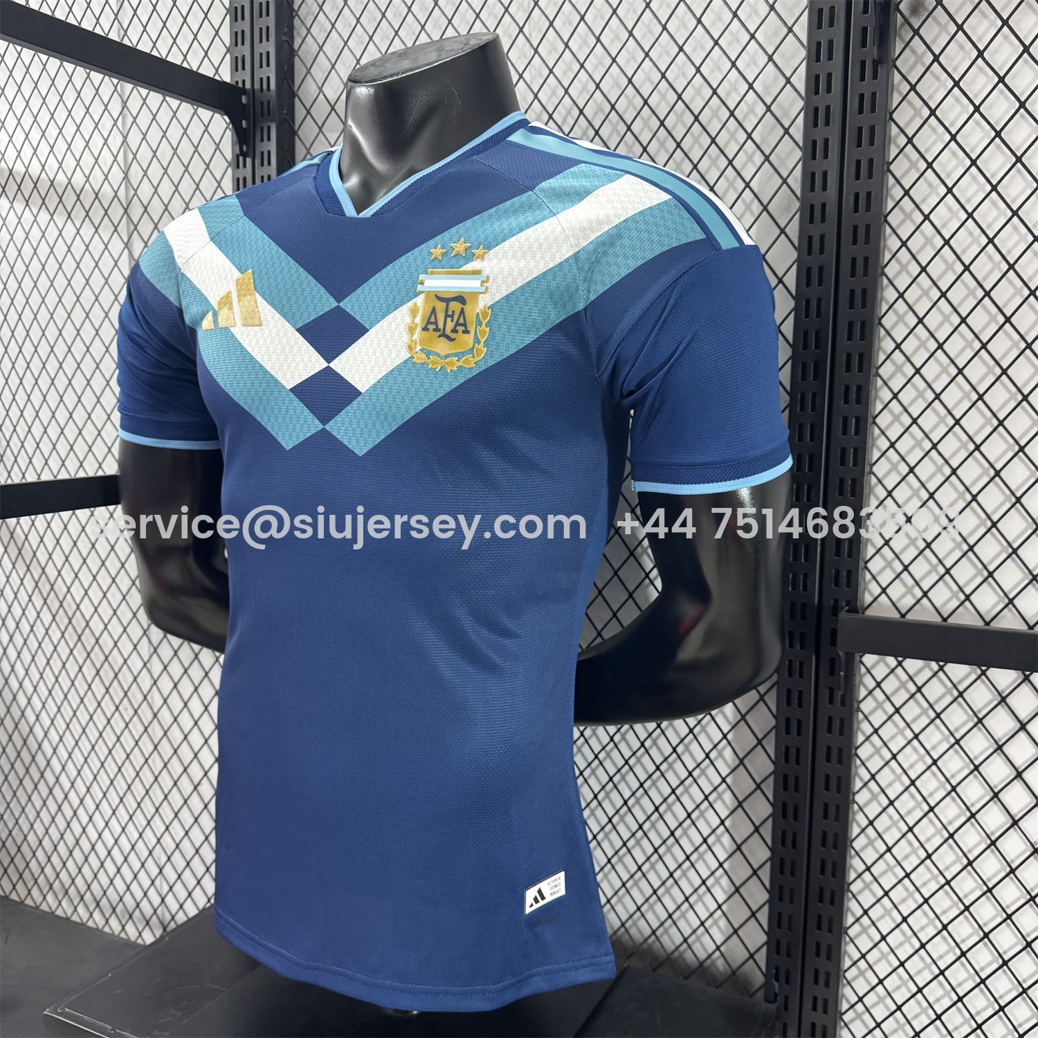 SIUjerseys-Argentina 2026 Blue Shoulder Stripes Special Jersey - Player Version