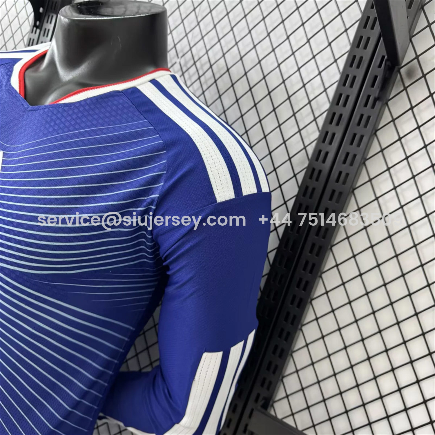 SIUjerseys-Japan 2026 Home Deep Blue Long Sleeves Jersey - Player Version