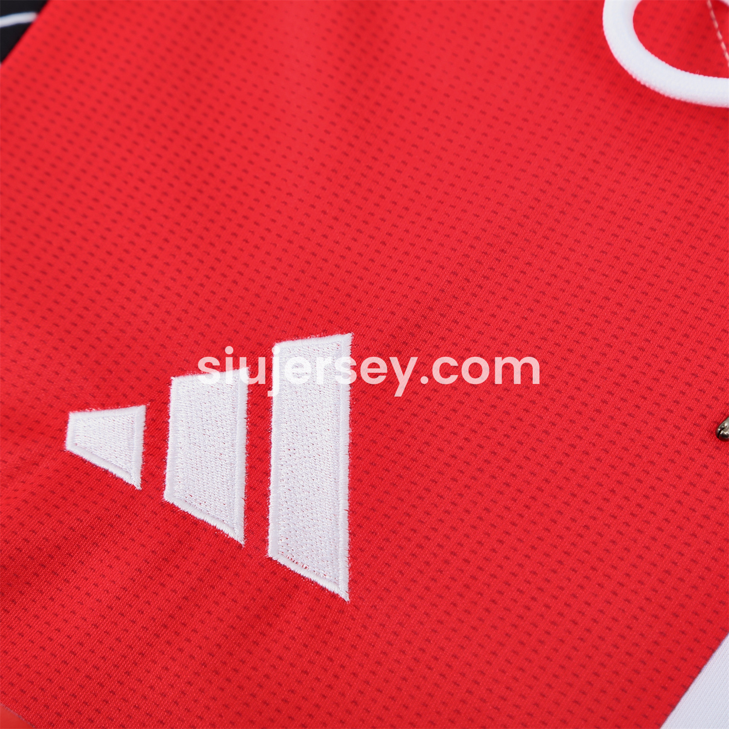 SIUjerseys-Arsenal 24-25 Pre-Match Training Hoodie Set - White Top and Black Pants