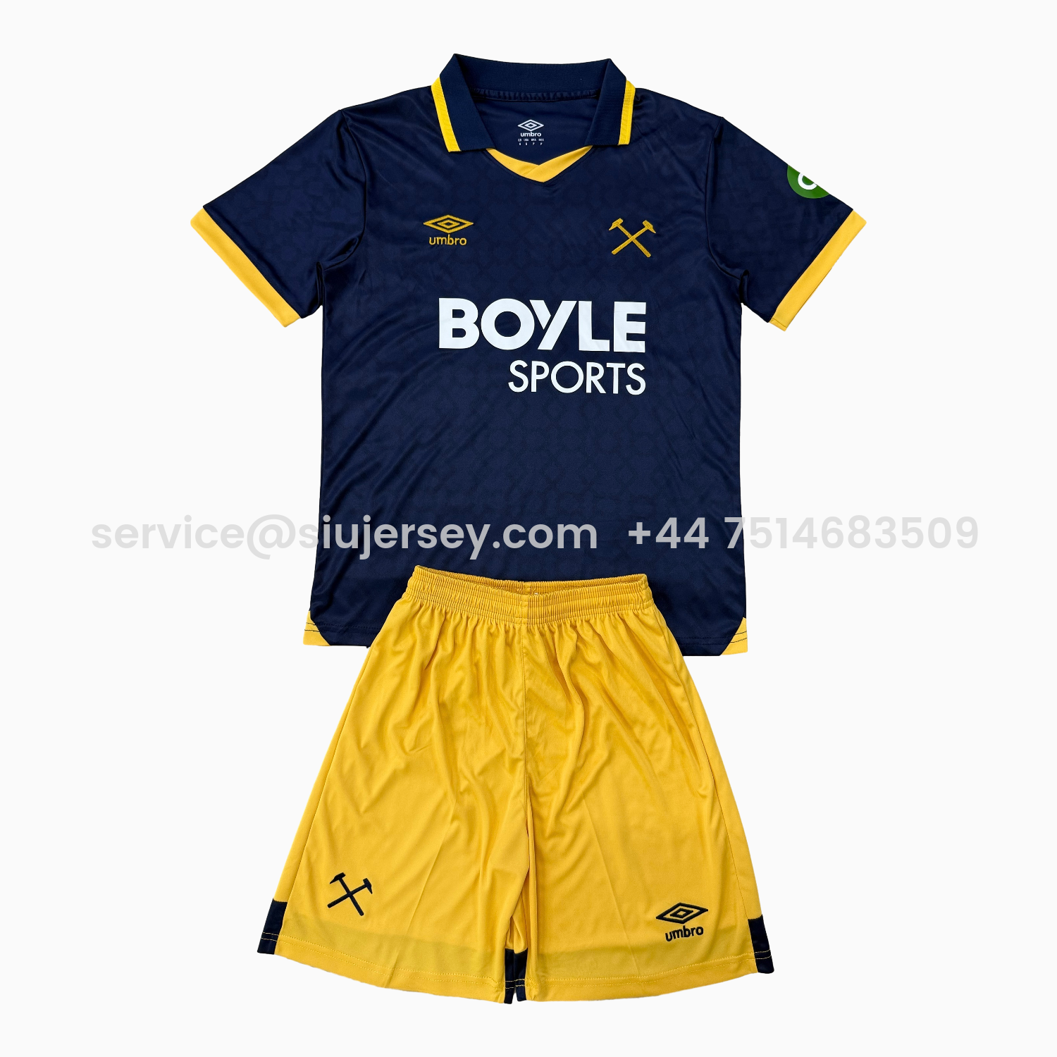 SIUjerseys-West Ham United 25-26 Third Men's Adult Jersey Set - Fans Version