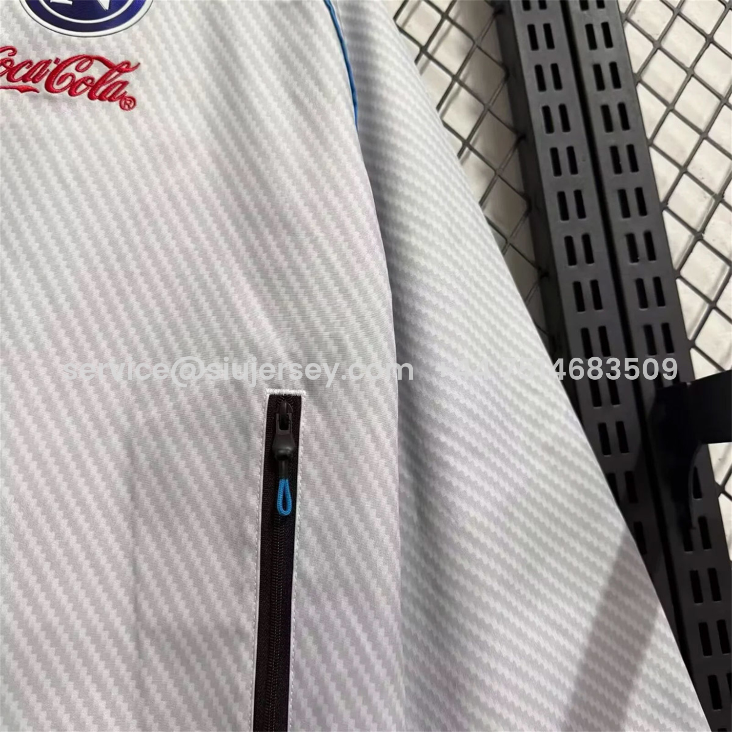 SIUjerseys-Napoli 25-26 Windbreaker Jacket - Gray