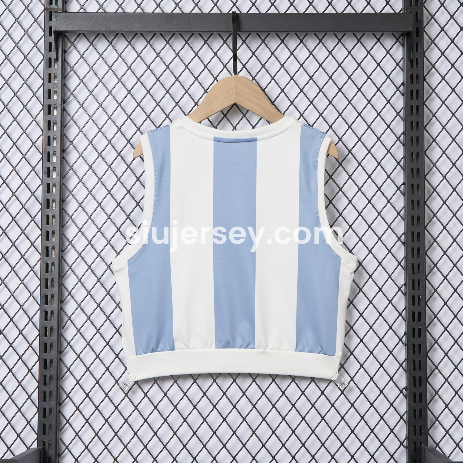 SIUjerseys-Women's Argentina 25-26 50th Anniversary Home Yoga Vest