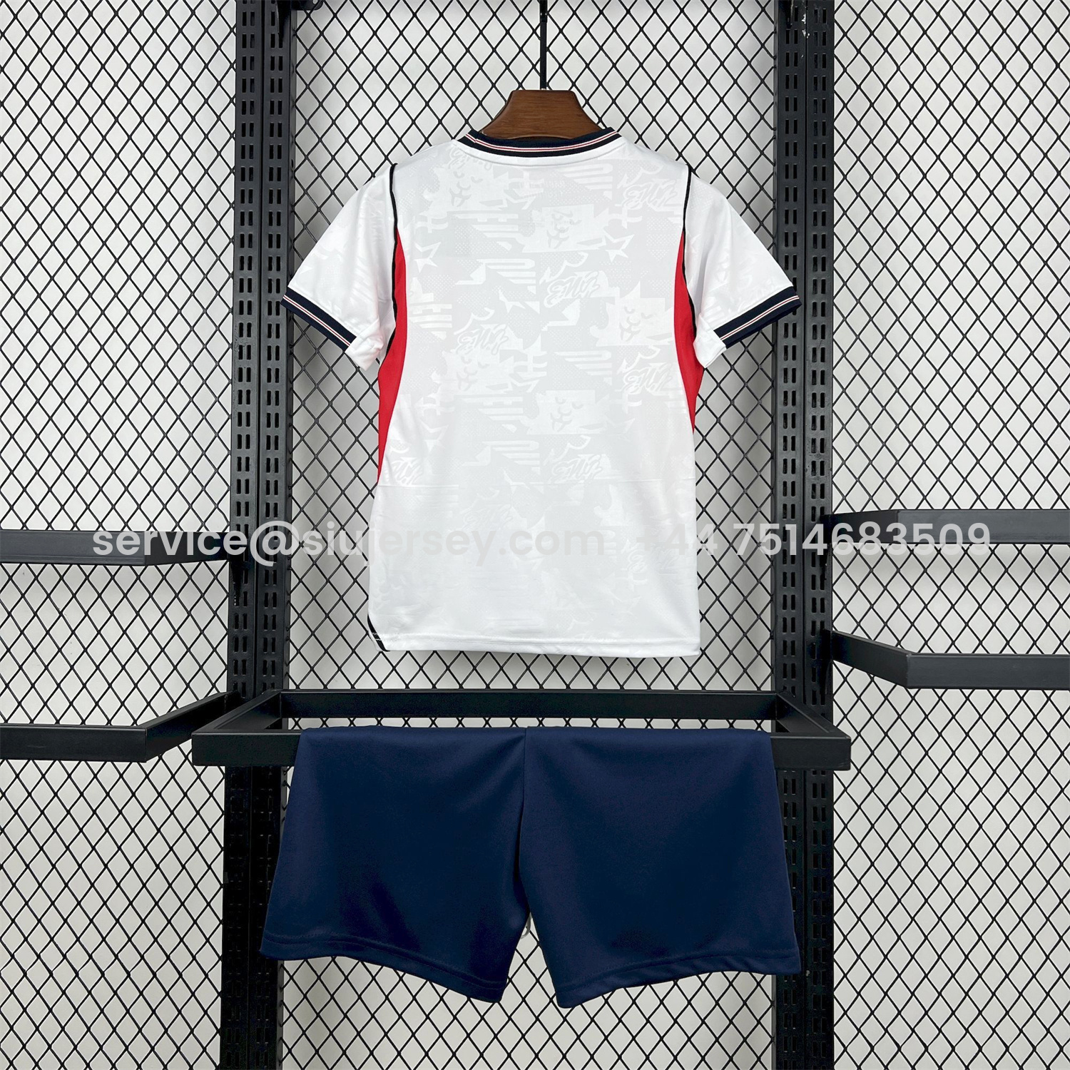 SIUjerseys-England 2026 Home White Kids Kit