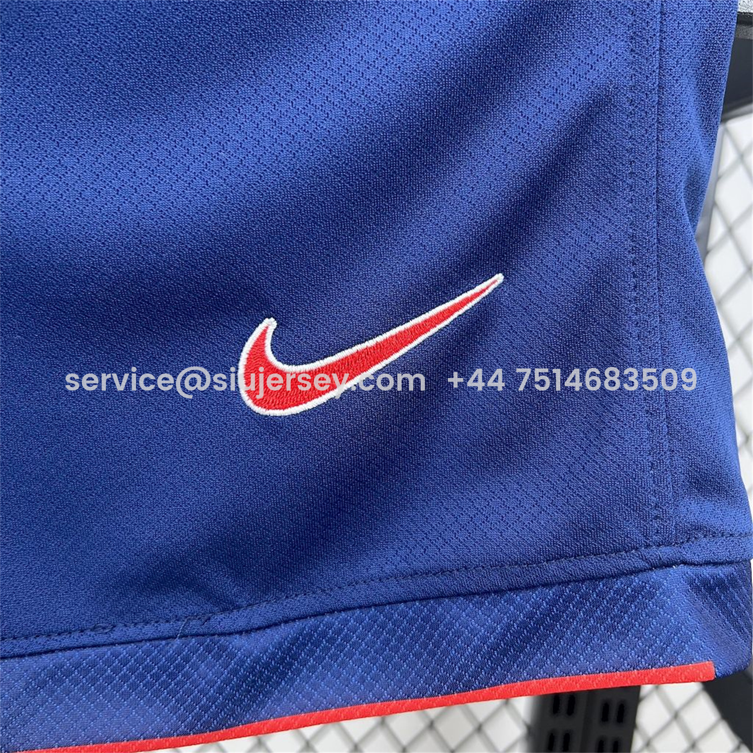 SIUjerseys-United States USA 25-26 Away Deep Blue Kids Kit