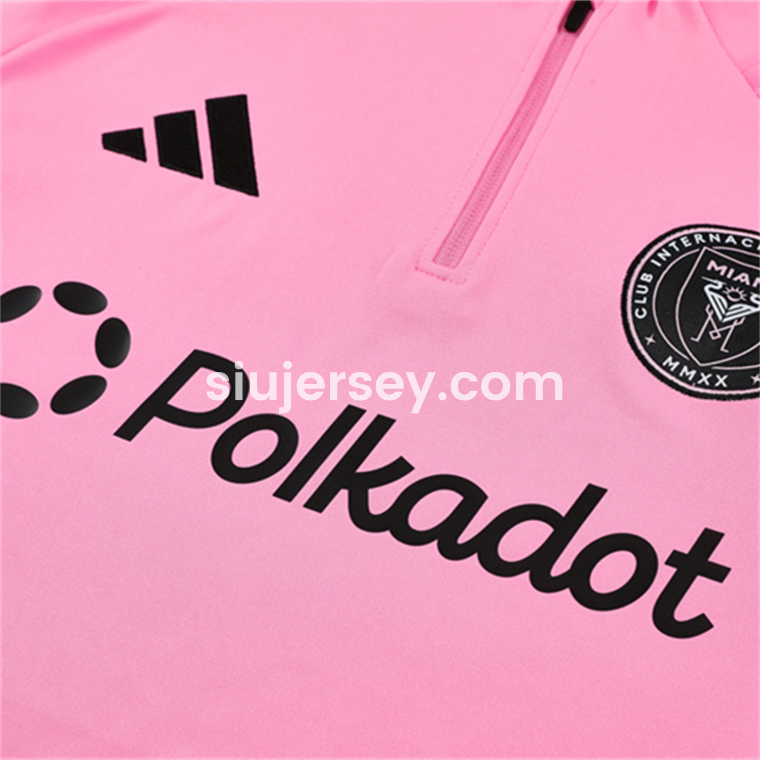 SIUjerseys-INT M.A.M 25-26 Kid Long Sleeves Training Set - Pink Top & Black Pants