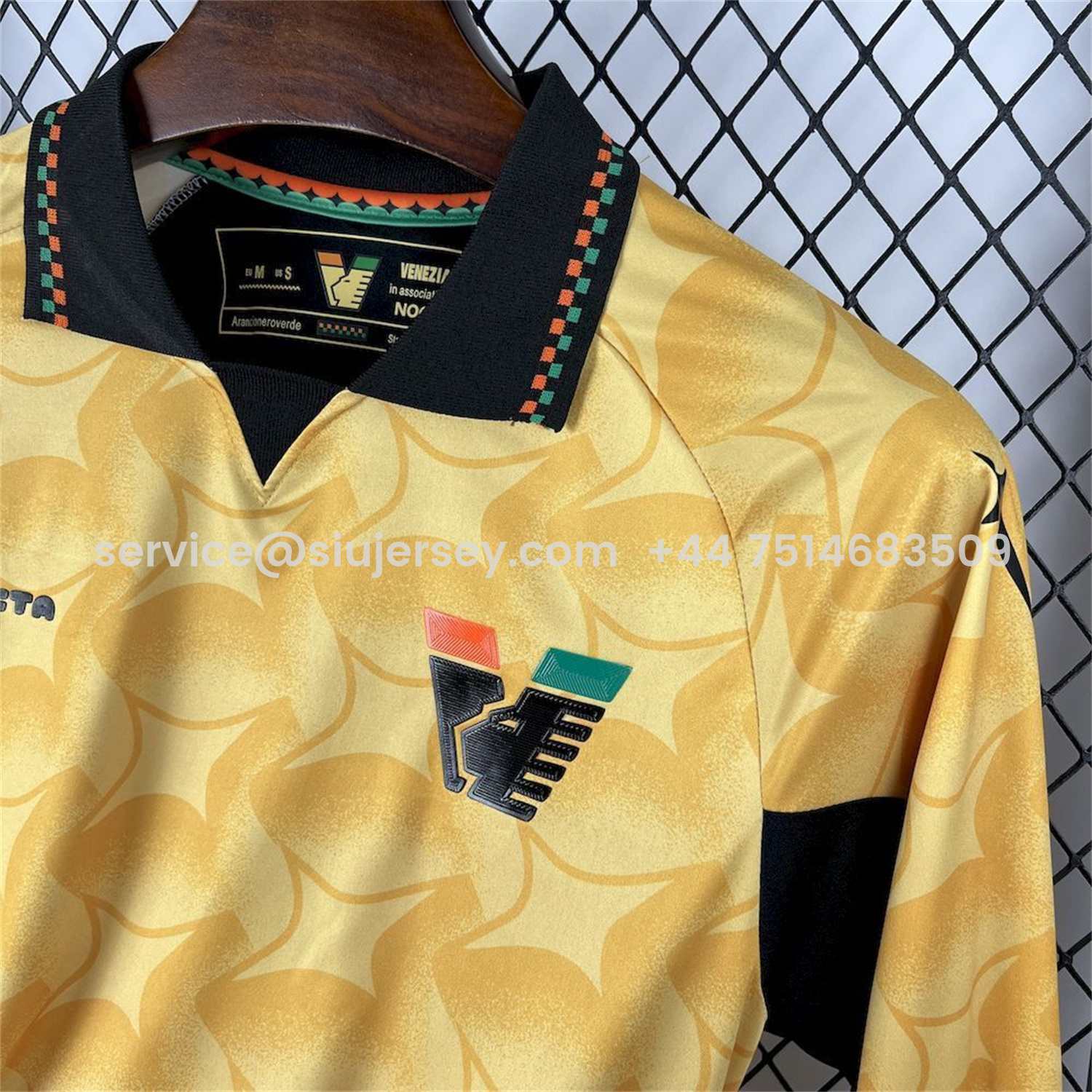SIUjerseys-Venezia FC 25-26 Goalkeeper Yellow Unsponsored Long Sleeves Jersey - Fans Version