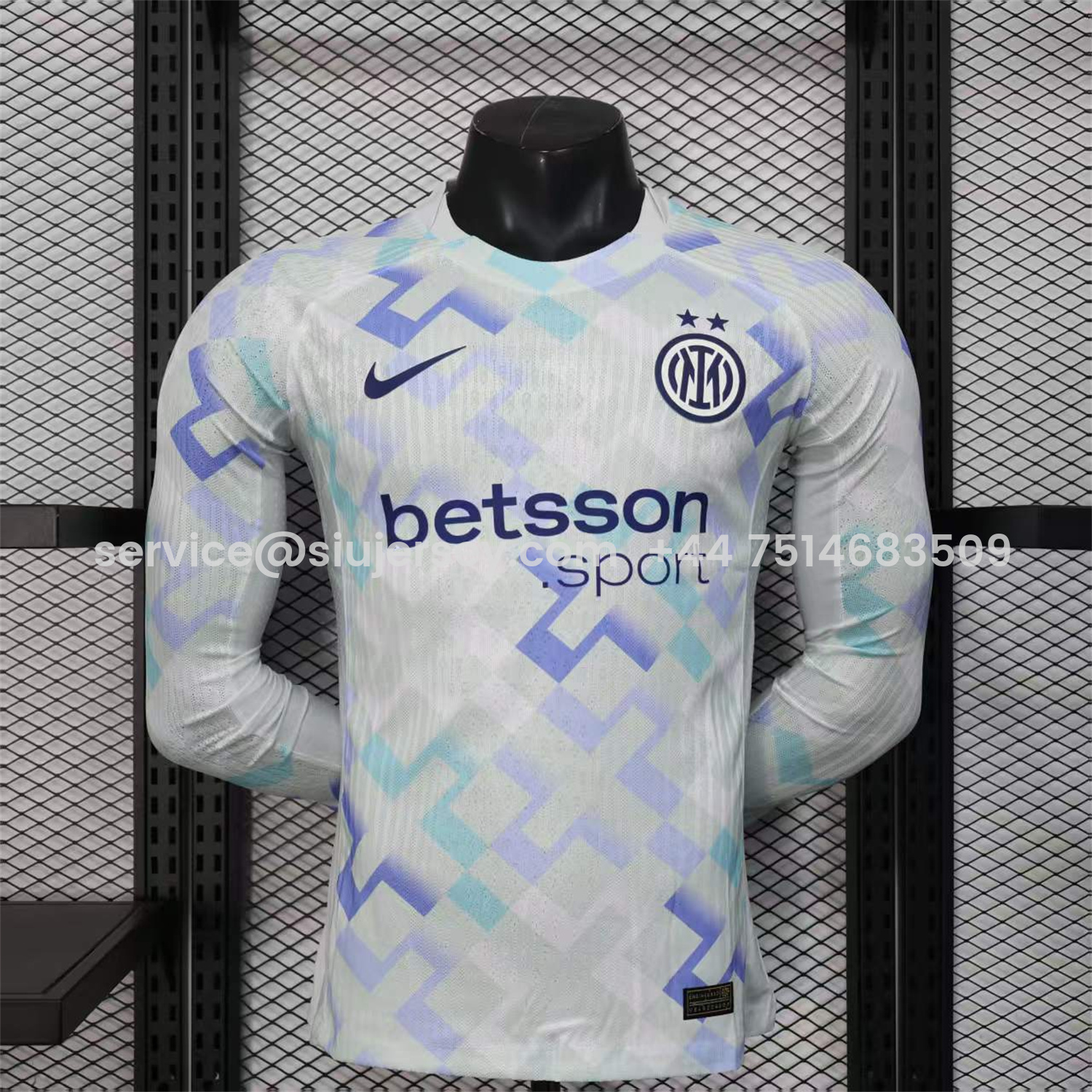 SIUjerseys-Inter Milan 25-26 Away Long Sleeves Jersey - Player Version