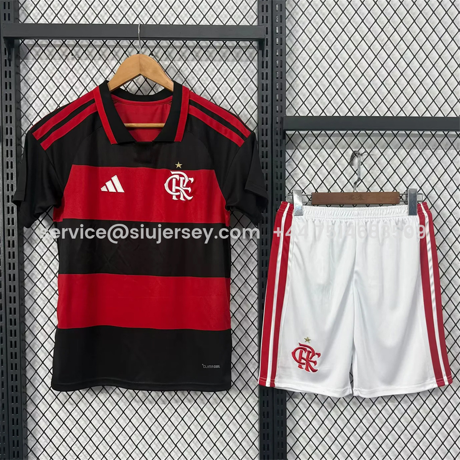 SIUjerseys-Flamengo 26-27 Home Unsponsored Kids Kit