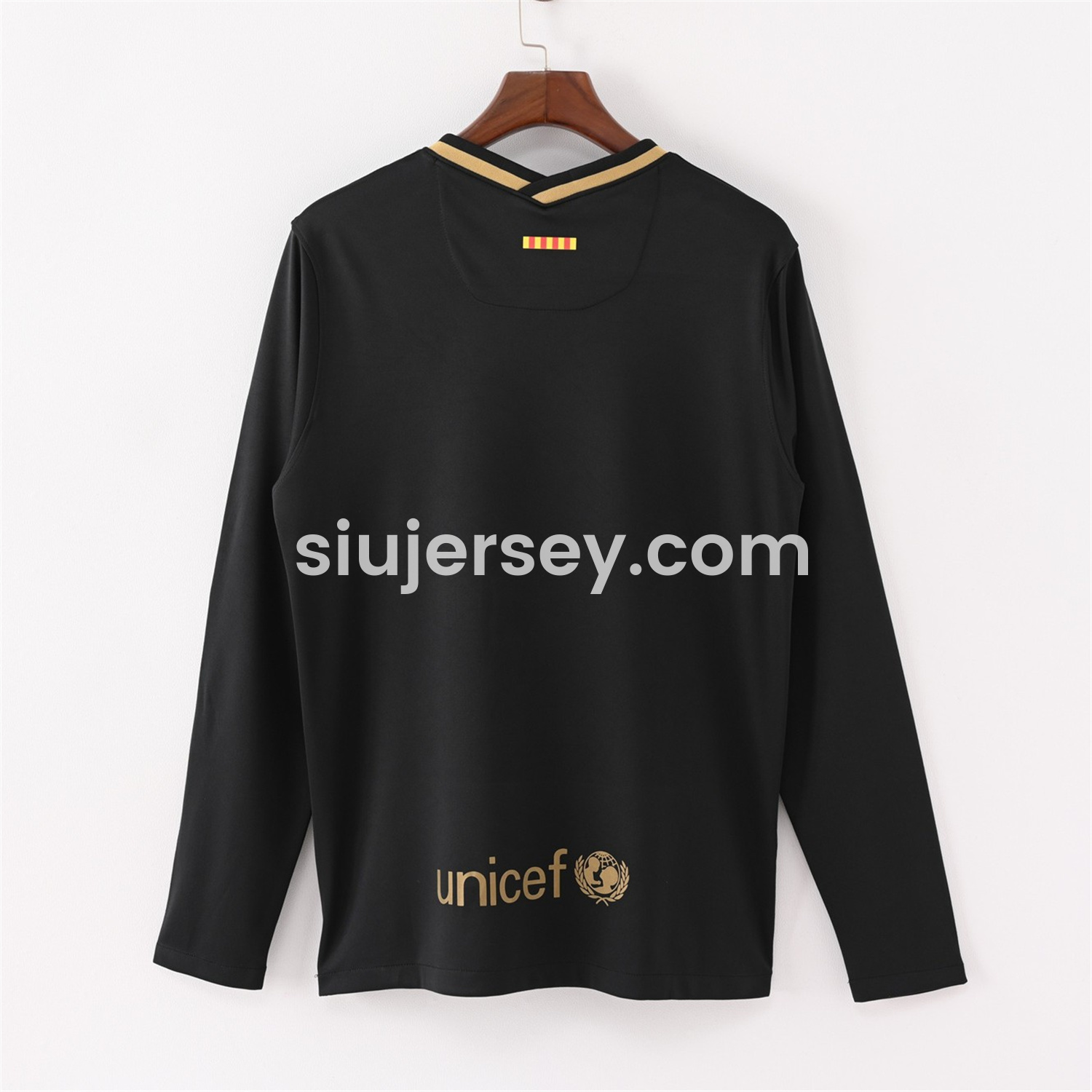 SIUjerseys-Retro Barcelona 20-21 Away Long Sleeves Jersey