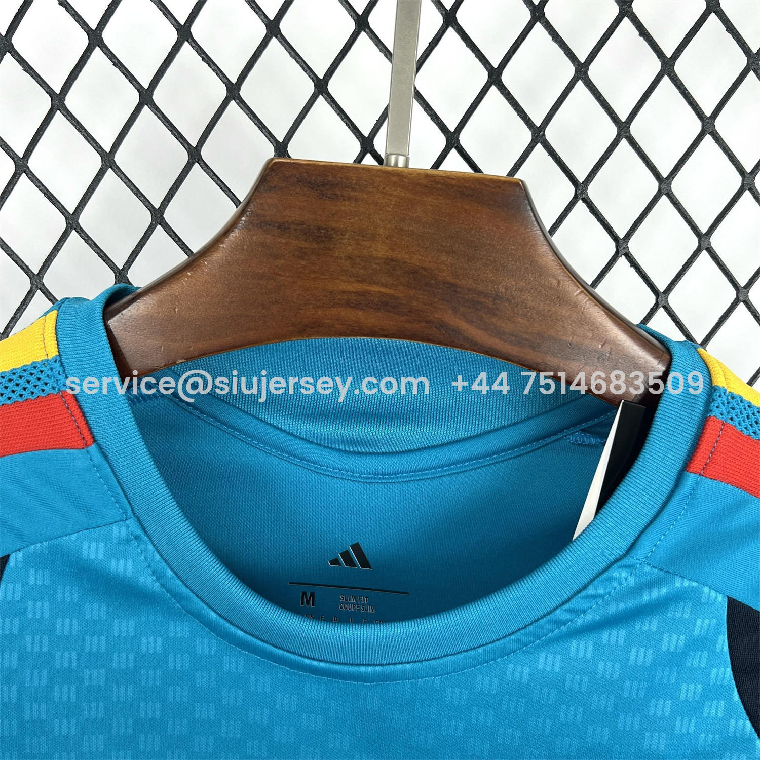SIUjerseys-Spain 2026 Lake Blue Pre-Match Training Jersey - Fans Version