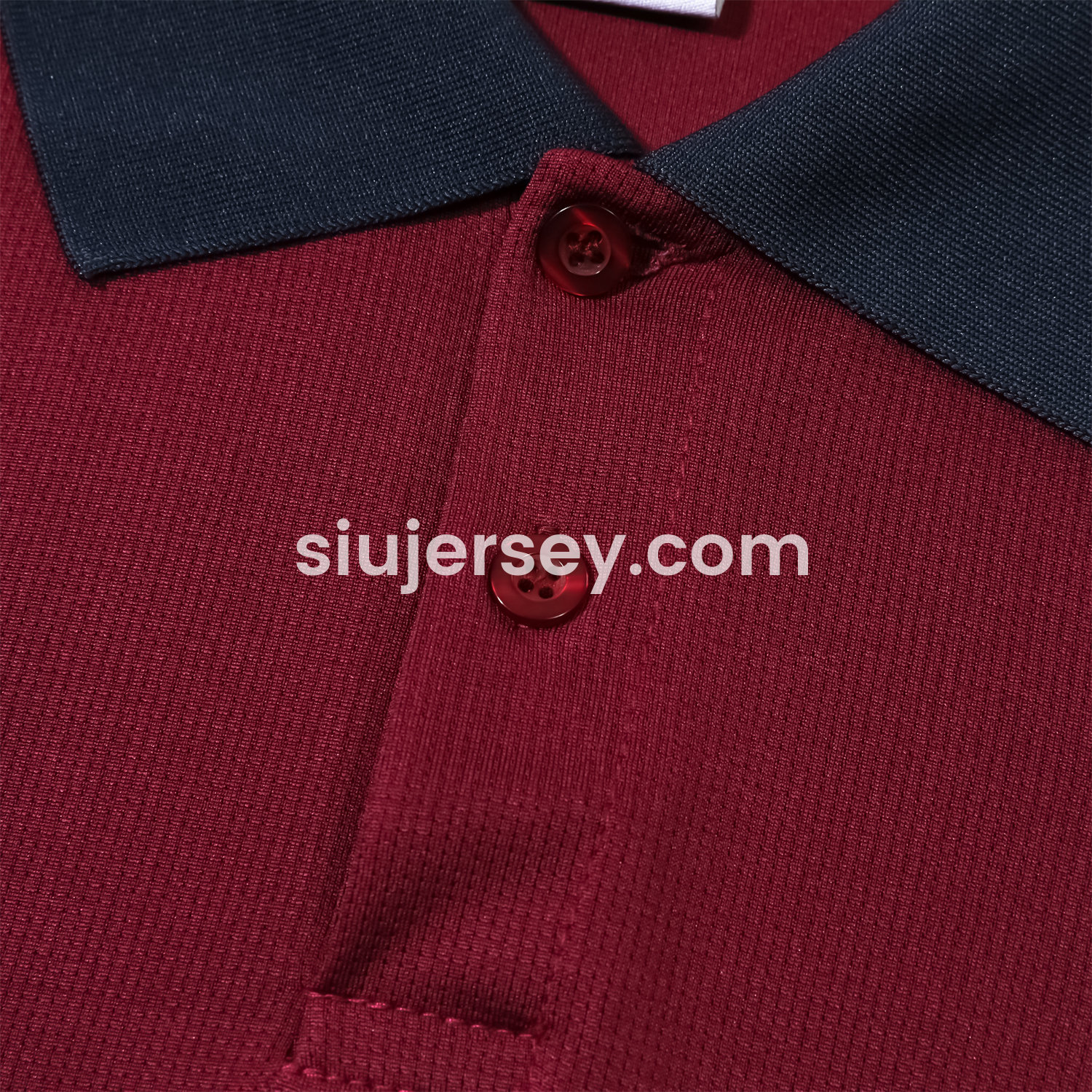 SIUjerseys-England 25-26 POLO Short-Sleeve Training Set - Red Top and Deep Blue Pants