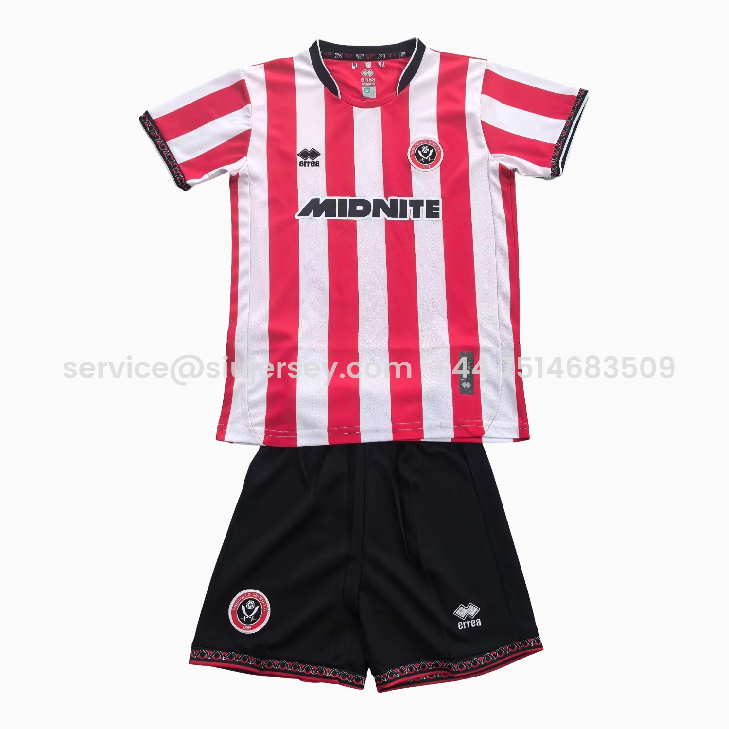 SIUjerseys-Sheffield United 25-26 Home Kids Kit