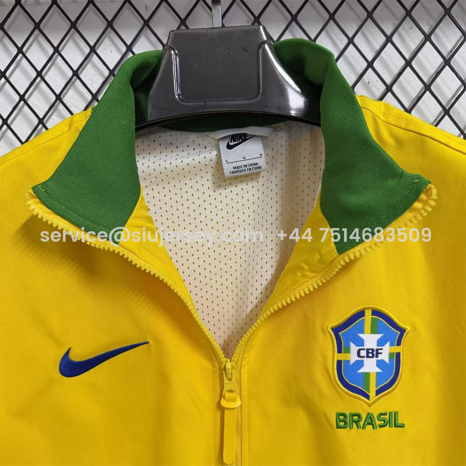 SIUjerseys-Brazil 2026 Windbreaker Jacket - Yellow