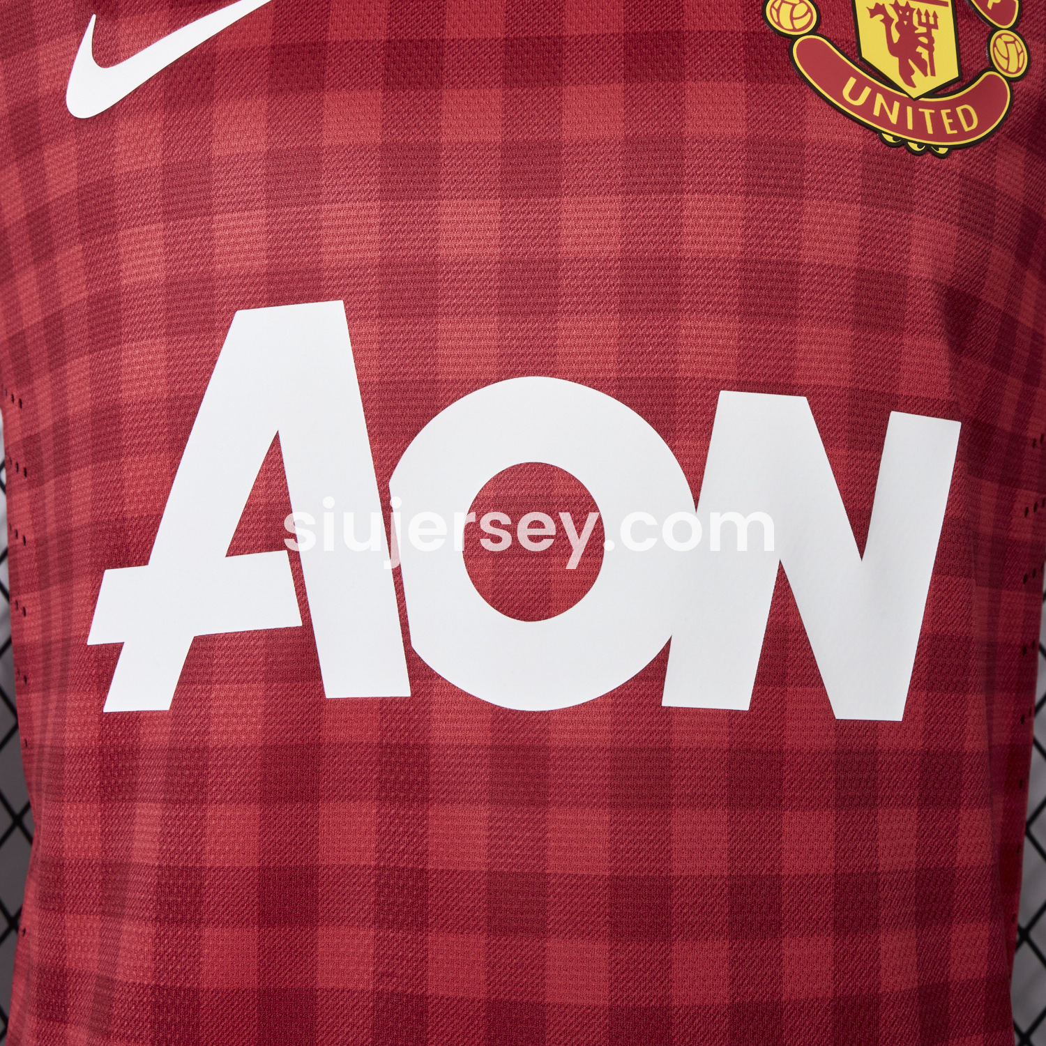 SIUjerseys-Retro Manchester United 2012-13 Home Jersey - Player Version