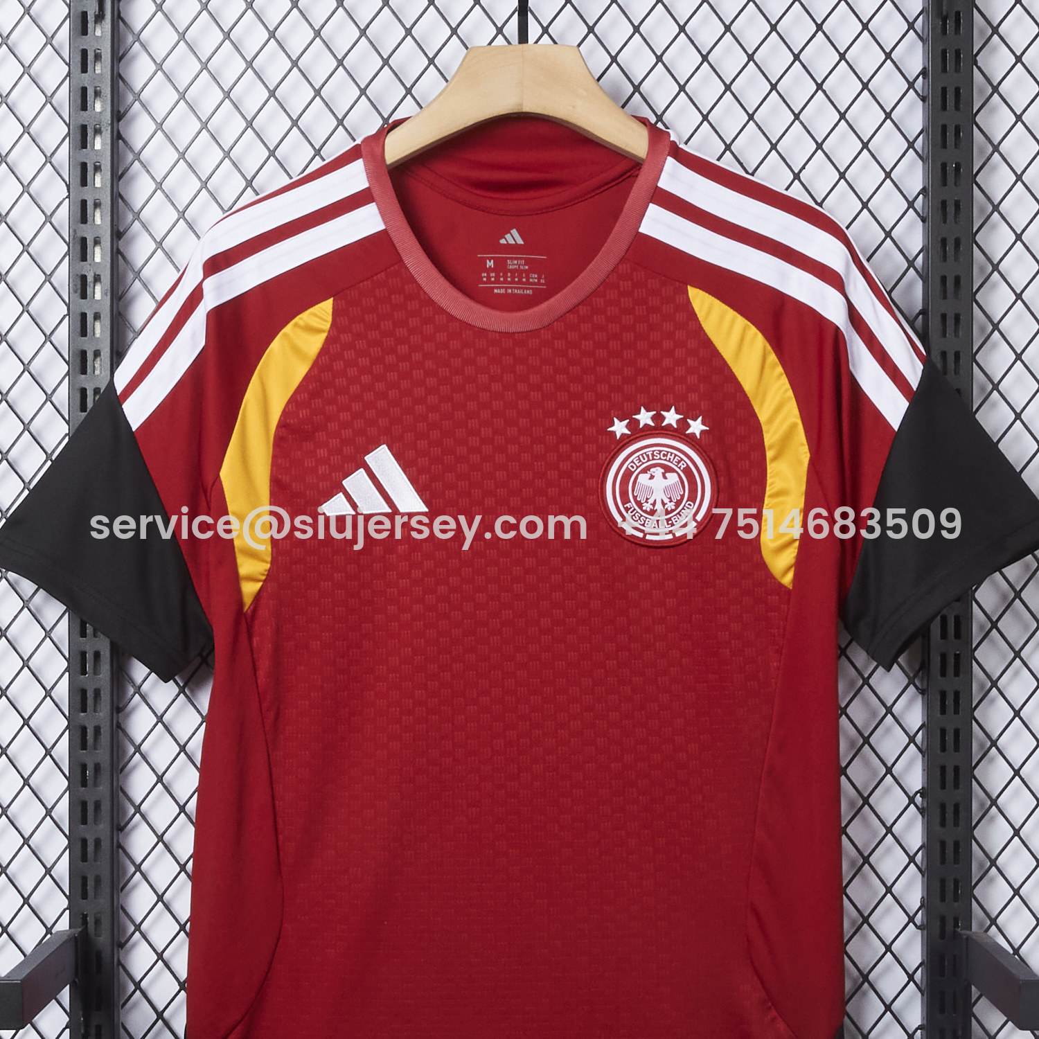 SIUjerseys-Germany 2026 Red Pre-Match Training Jersey - Fans Version