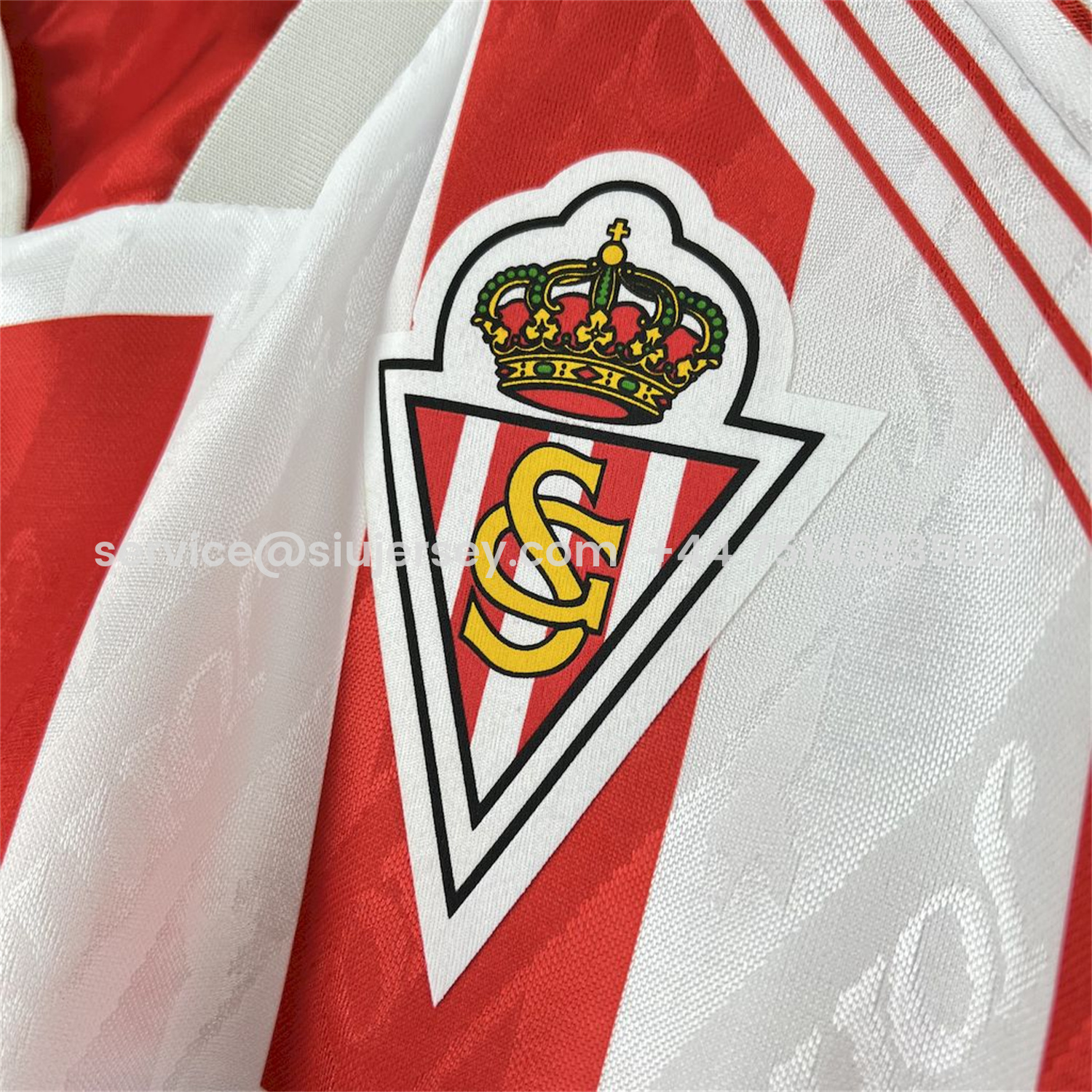 SIUjerseys-Retro Sporting de Gijon 1994-95 Home Jersey