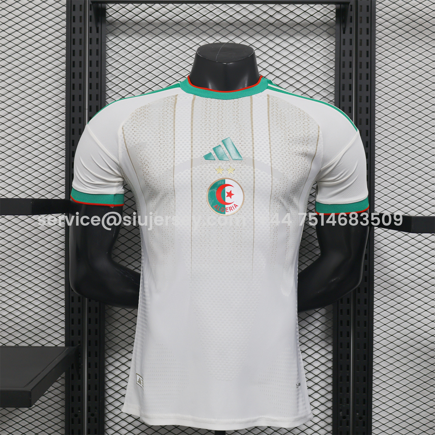 SIUjerseys-Algeria 2026 Home Jersey With 2 Stars - Player Version