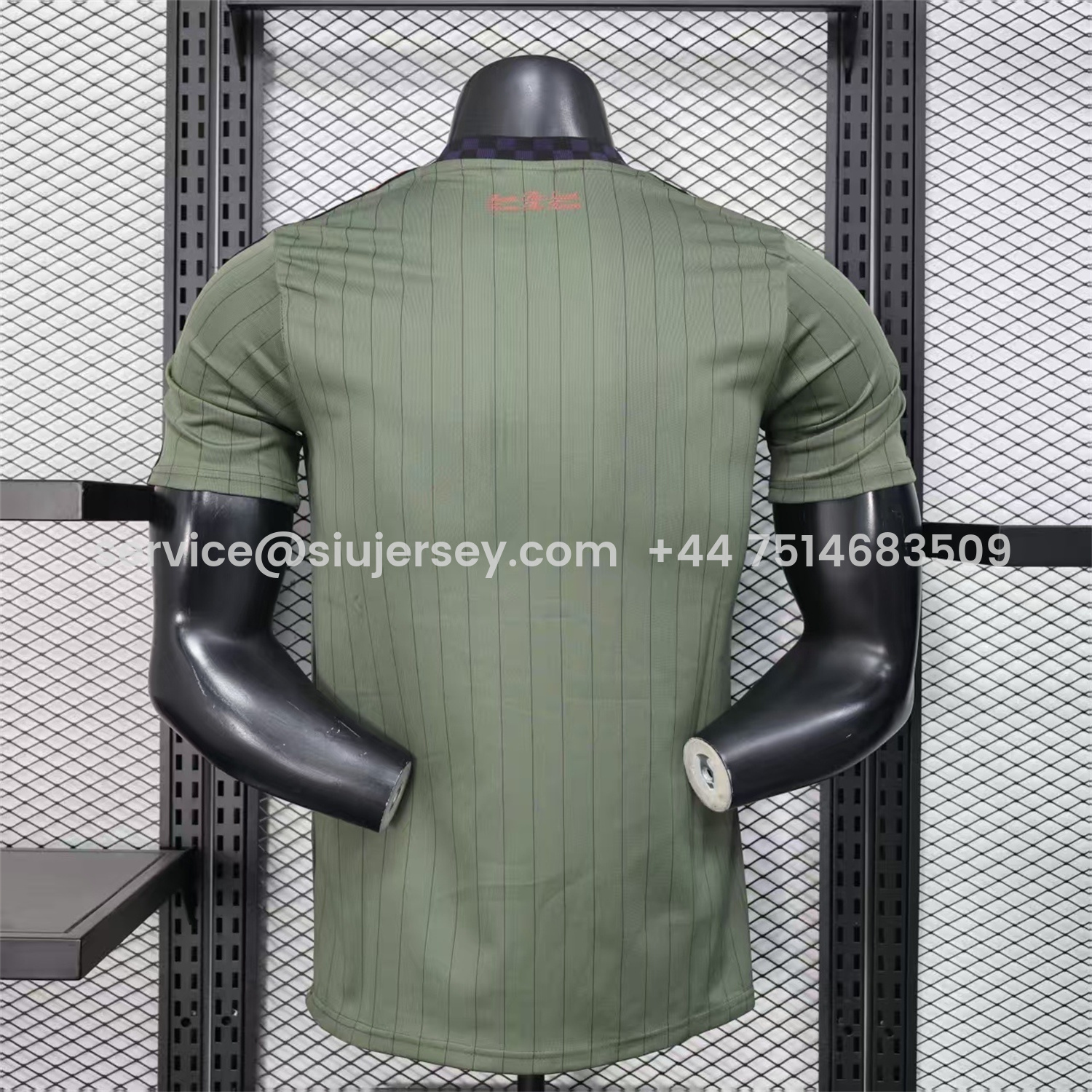 SIUjerseys-Bayern Munich 25-26 Trefoil Grey Green Travel Jersey - Player Version