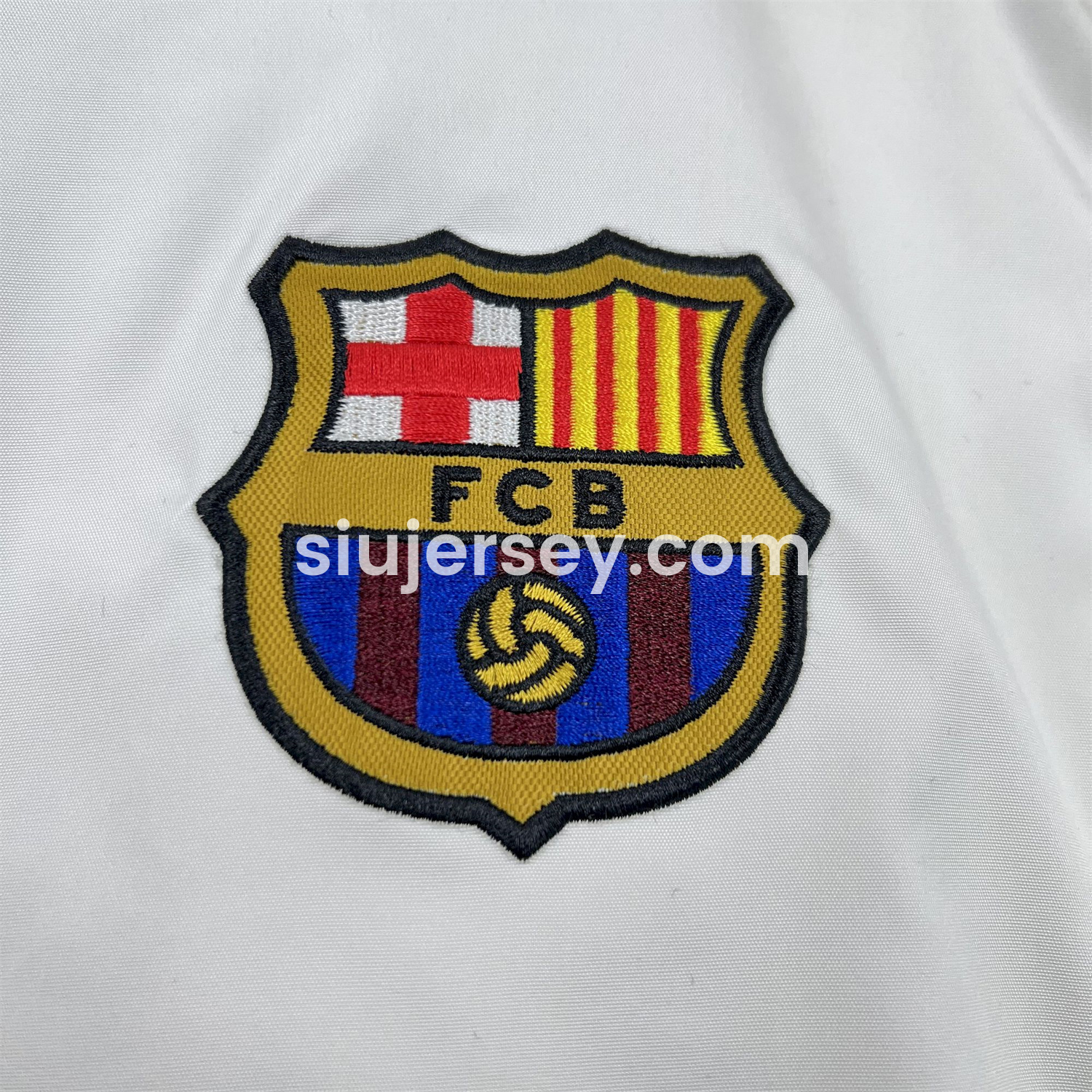 SIUjerseys-Retro Barcelona 1994-95 Player Windbreaker - White