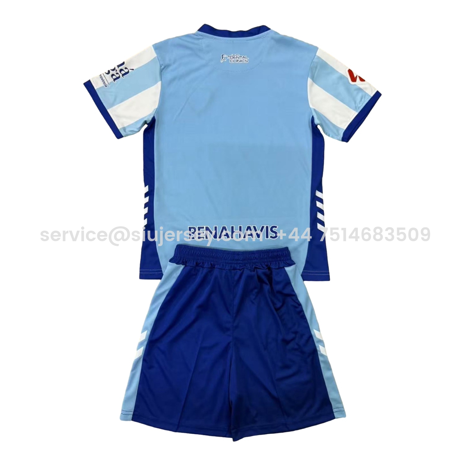 SIUjerseys-Malaga 25-26 Home Kids Kit
