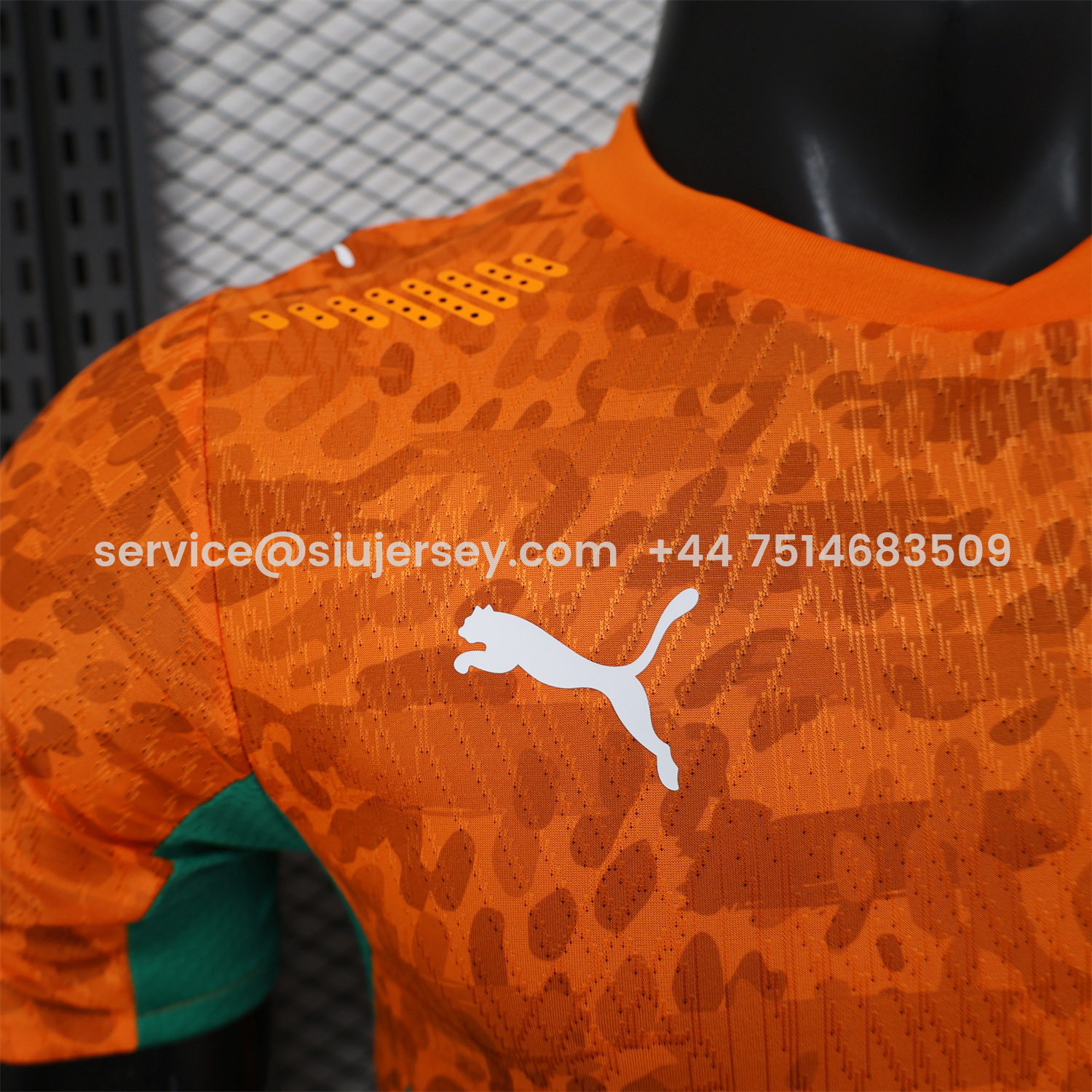 SIUjerseys-Ivory Coast 2026 Home Orange Jersey - Player Version