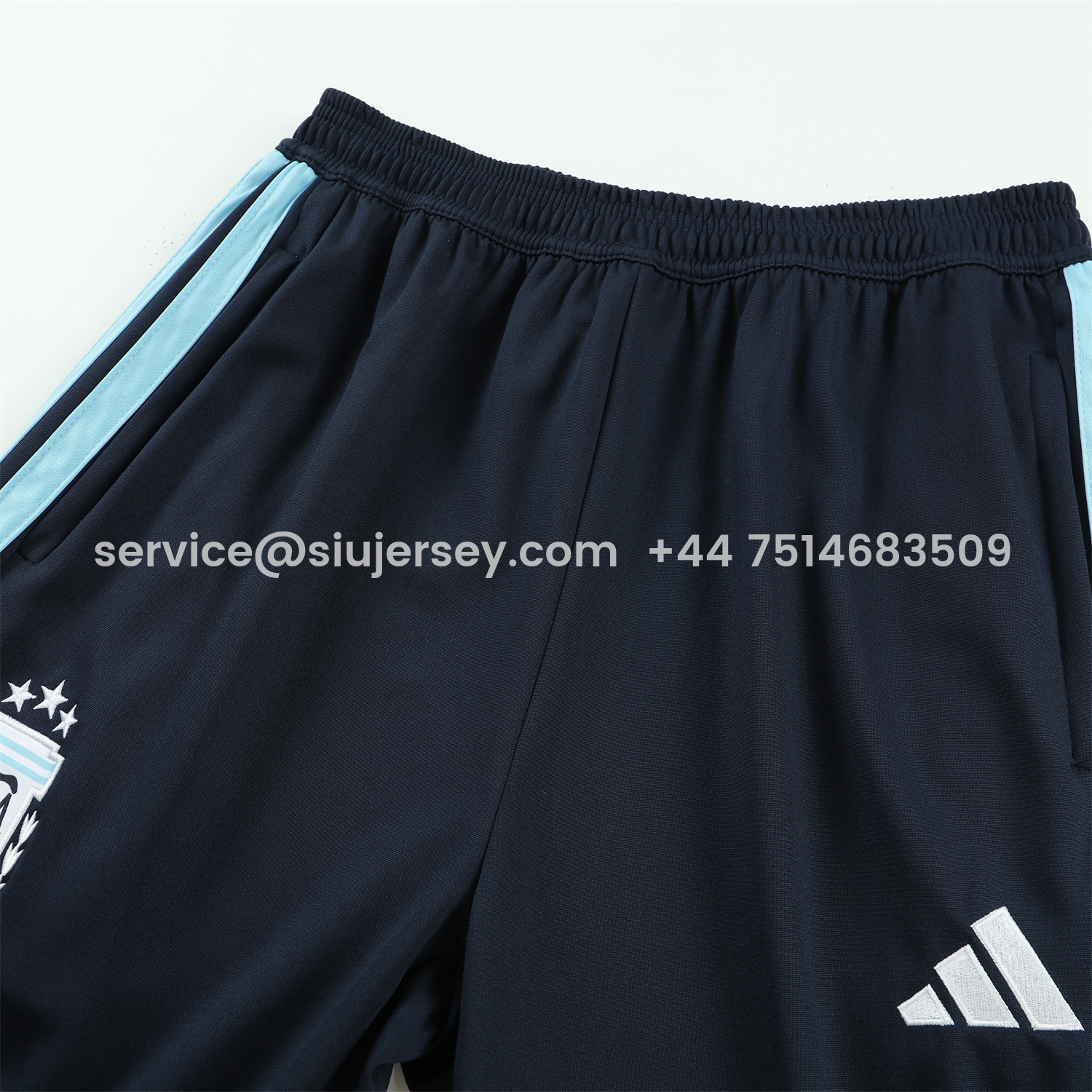 SIUjerseys-Argentina 2026 Long Sleeve Training Set - Blue Black Top & Pants