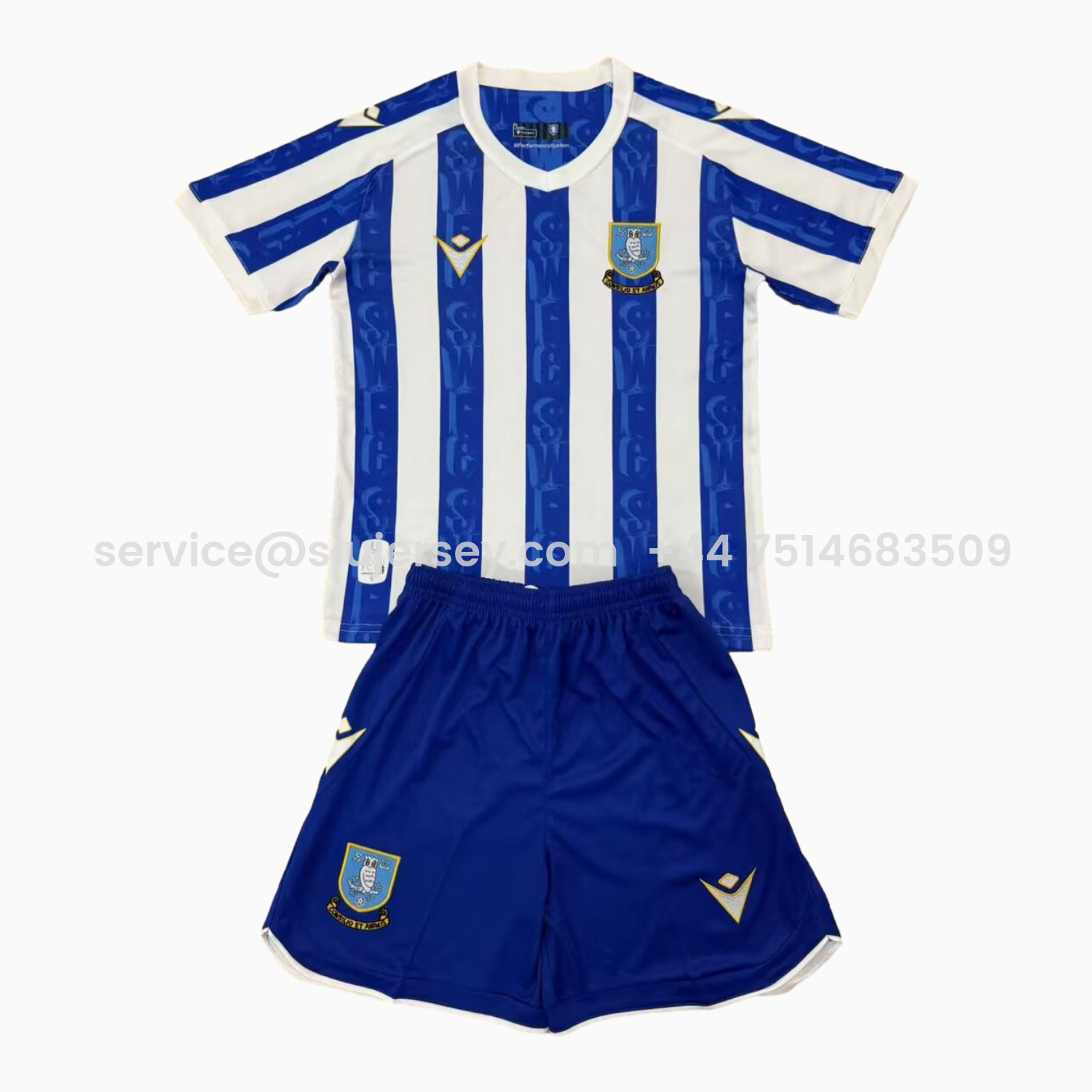 SIUjerseys-Sheffield Wednesday 25-26 Home Men's Adult Jersey Set - Fans Version