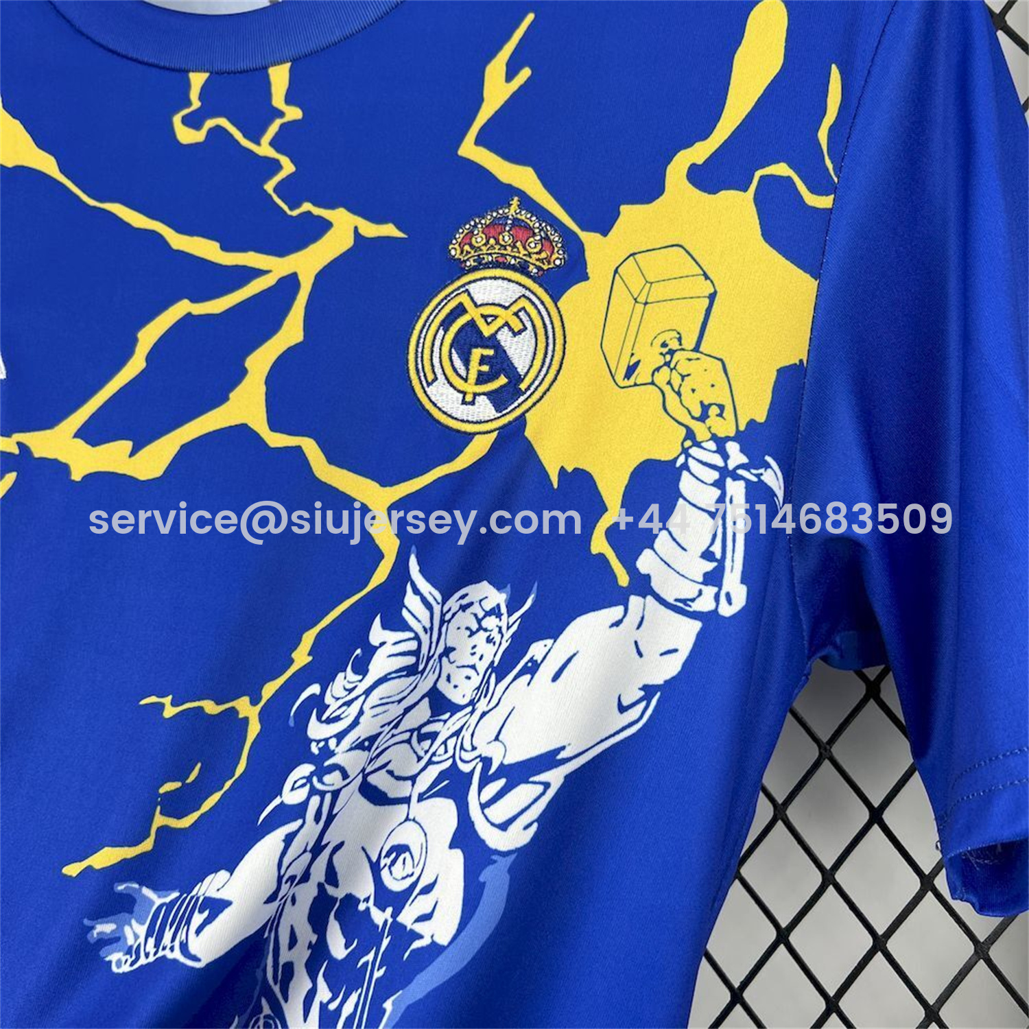 SIUjerseys-Real Madrid 25-26 Comics Blue Special Jersey - Fans Version
