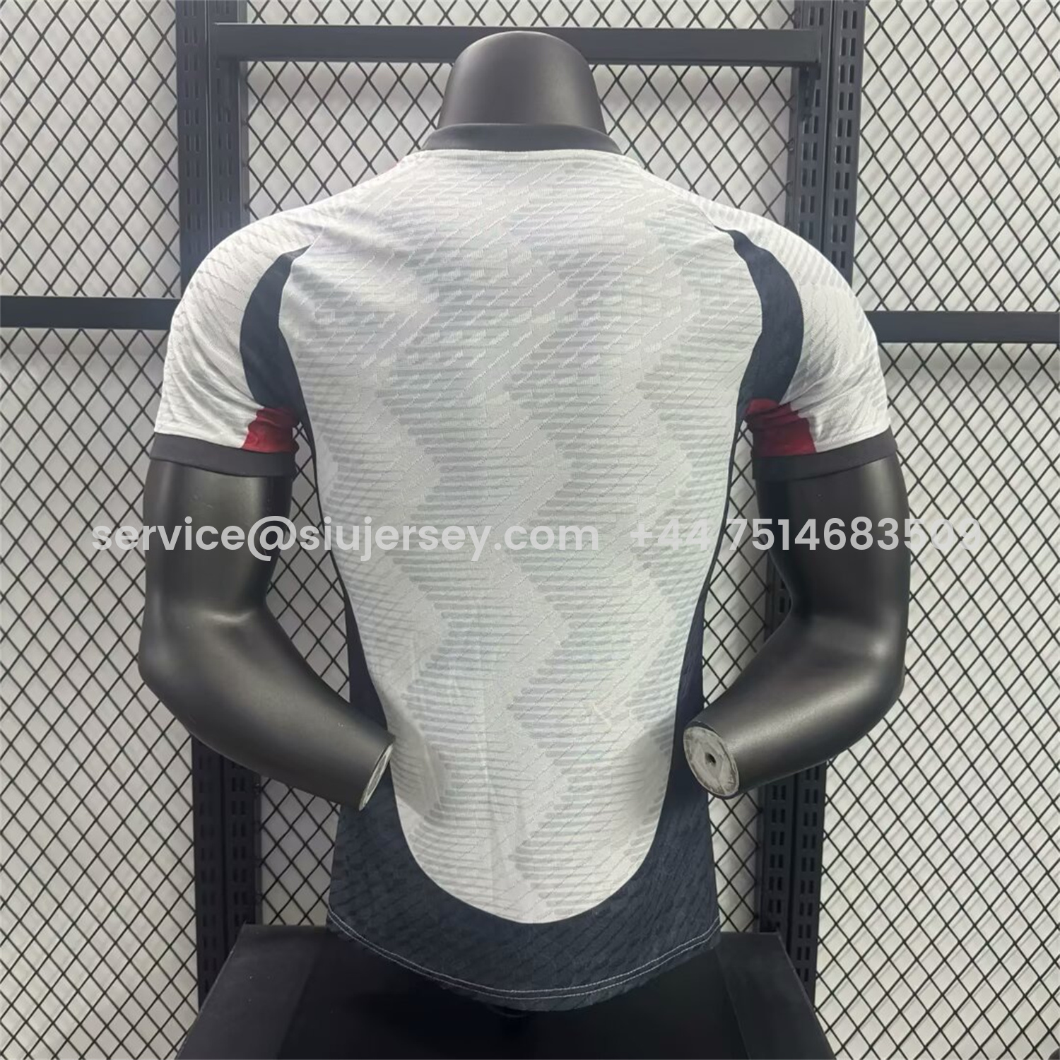 SIUjerseys-Japan 25-26 Dragon Ball Goku Sketch White & Red Special Jersey - Player Version