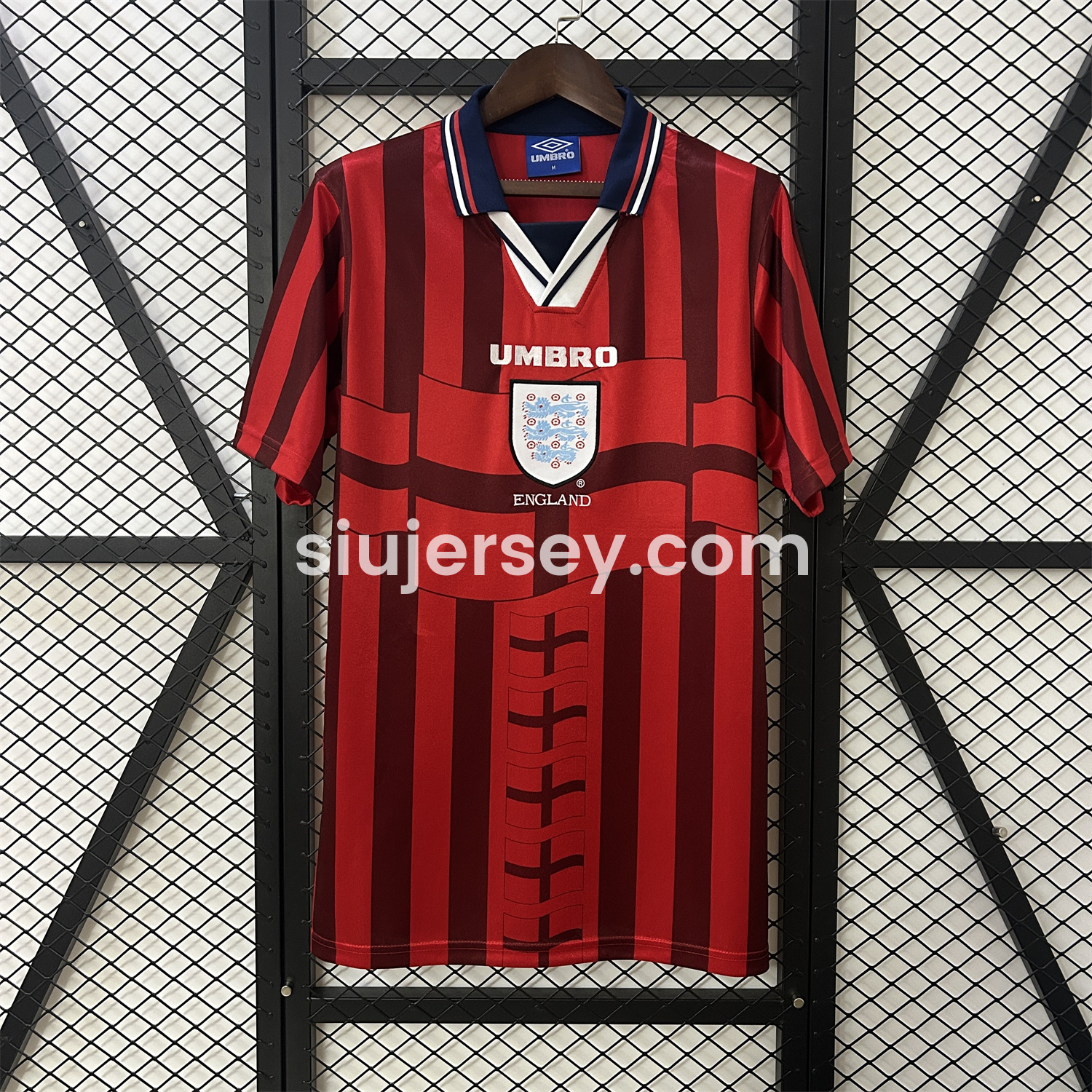 SIUjerseys-Retro England 1998 Away Jersey