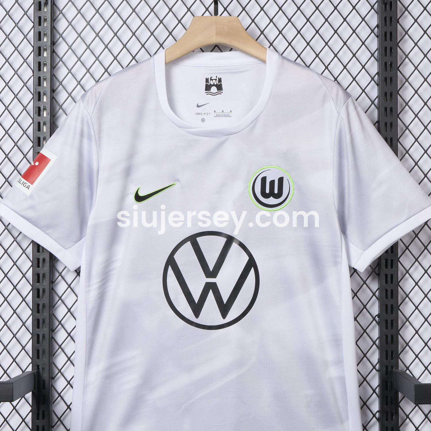 SIUjerseys-Wolfsburg 25-26 Away Grey Jersey With Sponsor - Fans Version