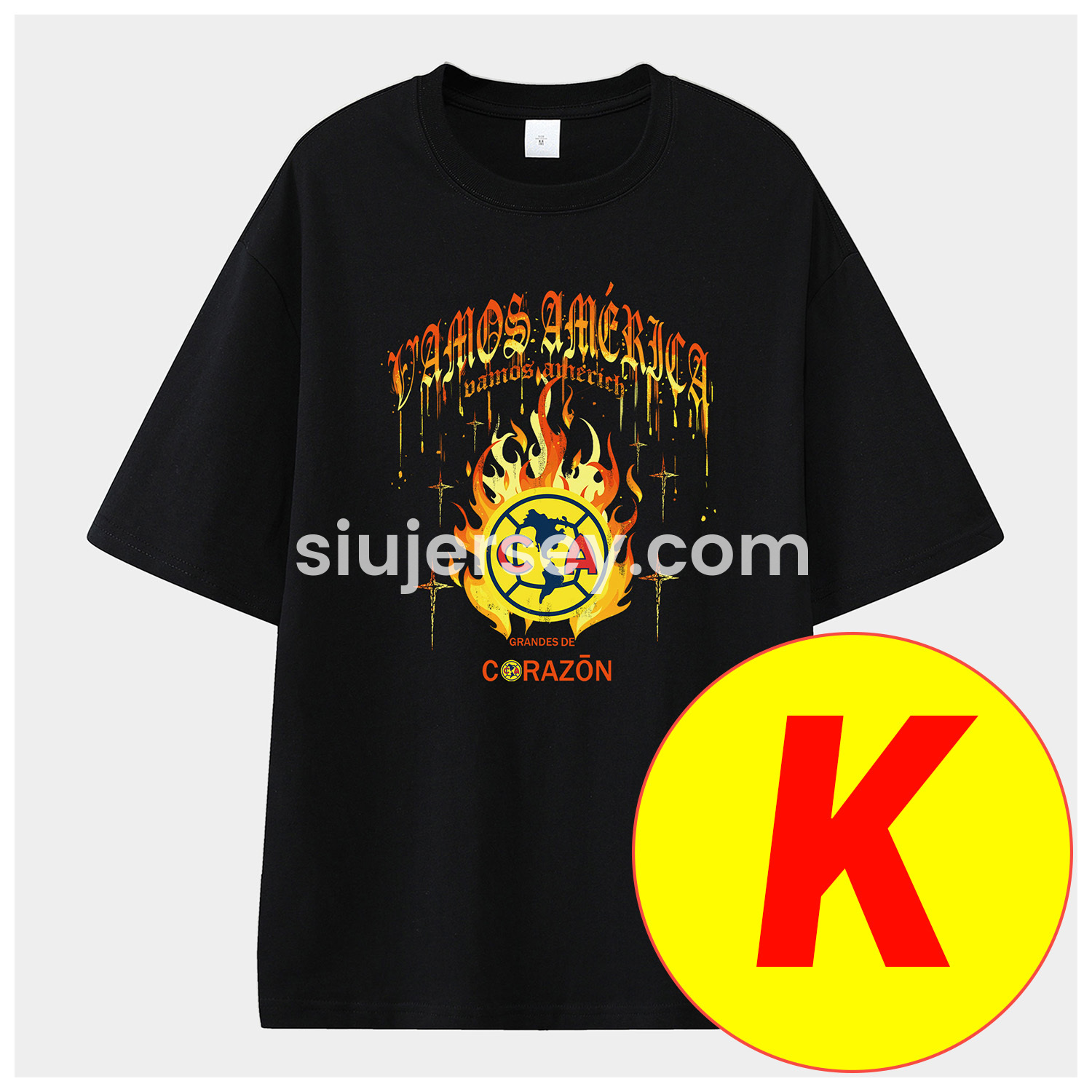 SIUjerseys-Club América Triple Championship Unisex Pure Cotton T-shirt