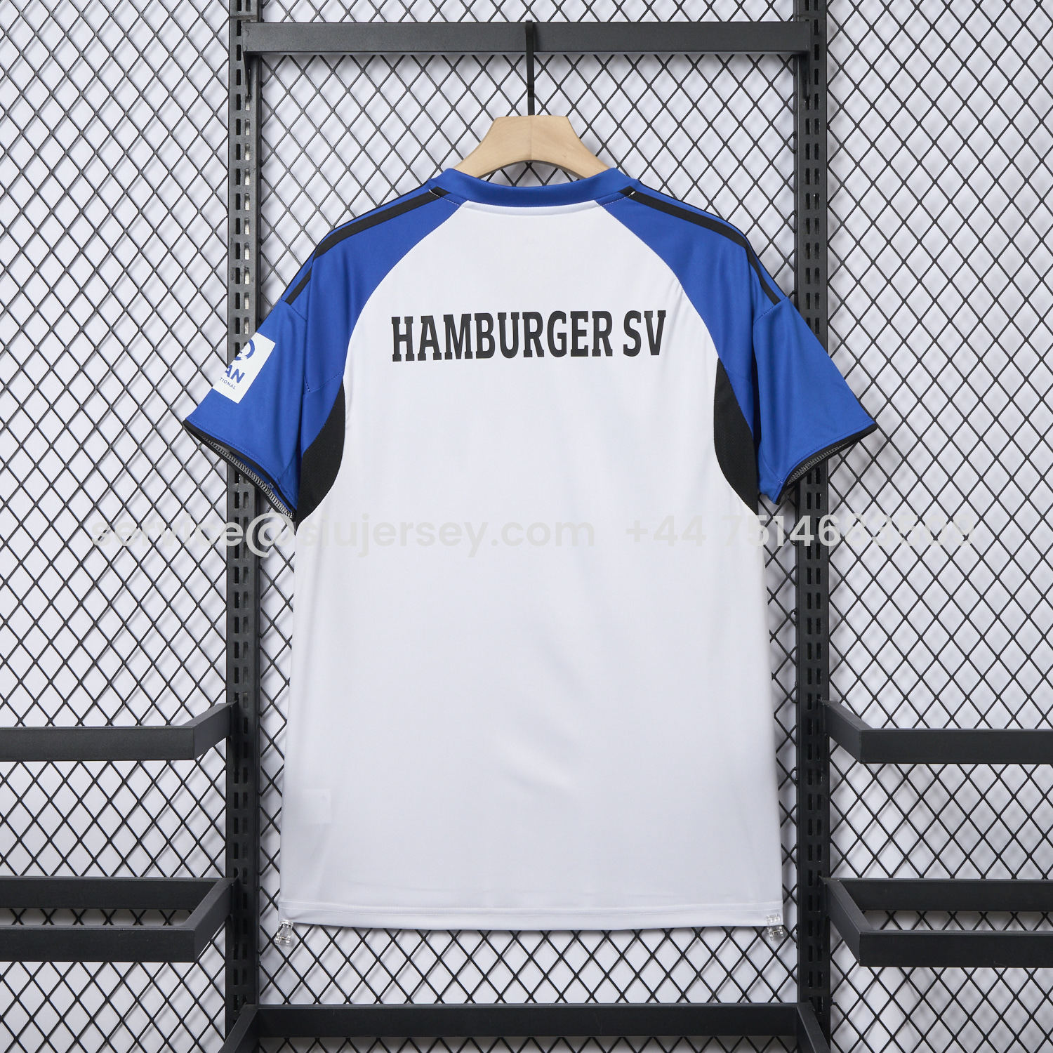 SIUjerseys-【Embroidered Team Badge】Hamburger SV 25-26 Home Jersey - Fans Version