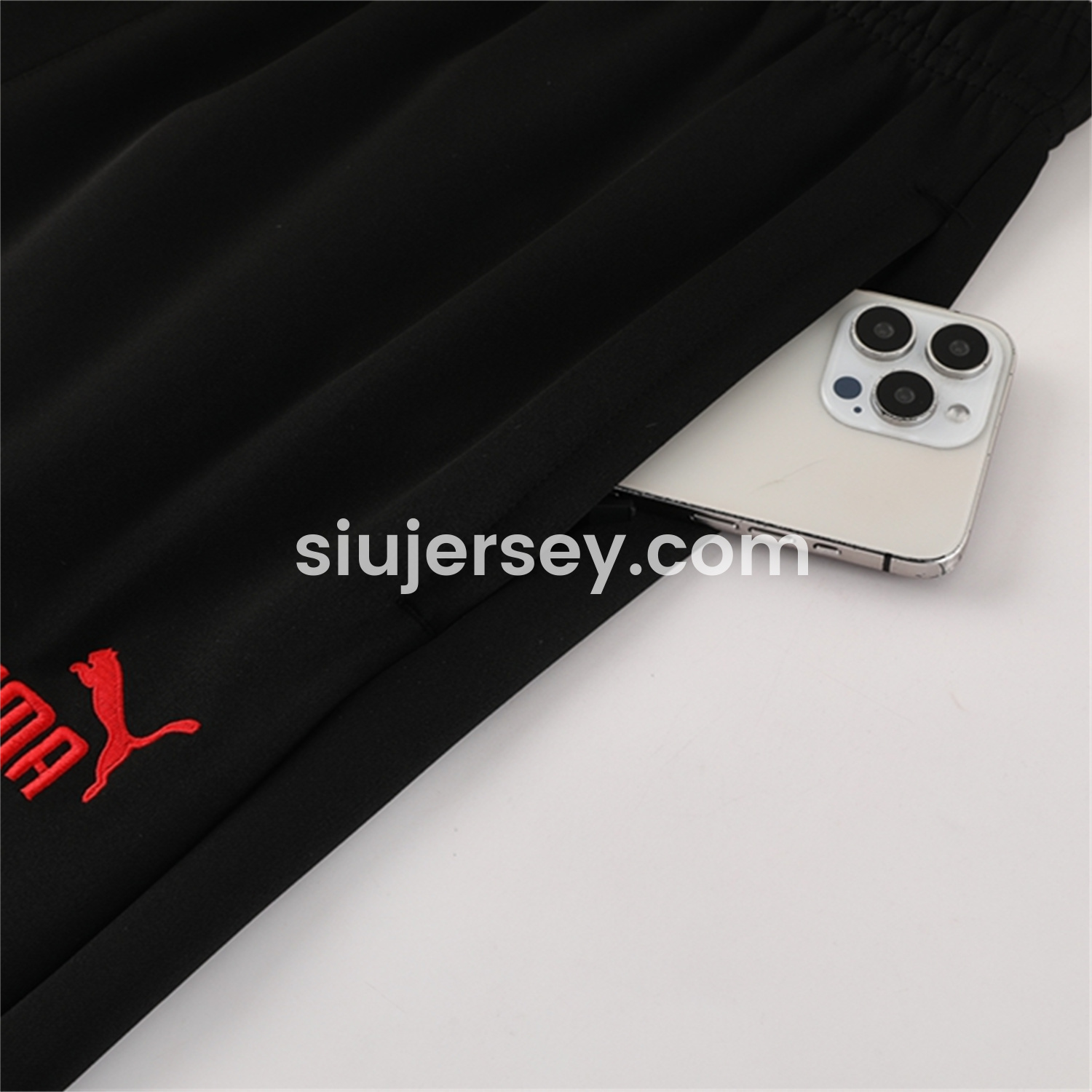 SIUjerseys-AC Milan 25-26 Jacket Training Tracksuit - Black top & Black Pants