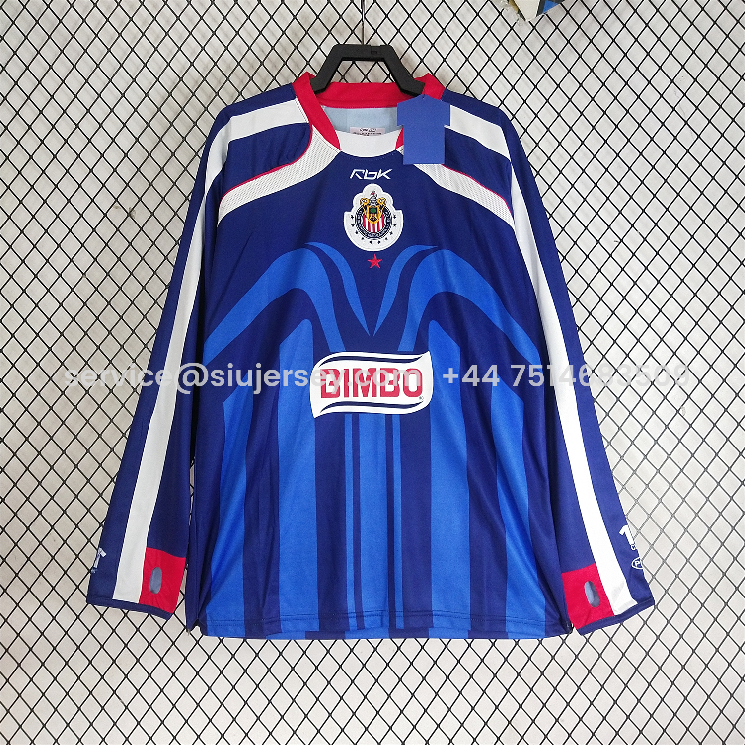 SIUjerseys-Retro Chivas de Guadalajara 2006-07 Away Long Sleeves Jersey