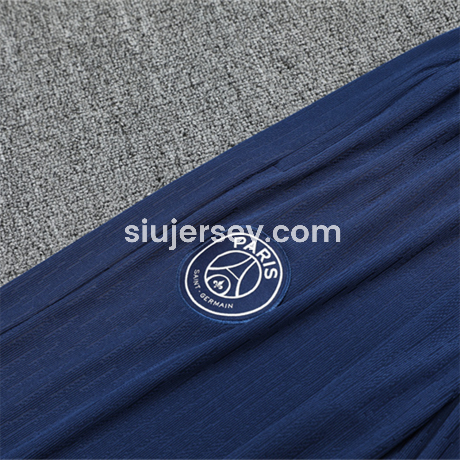 SIUjerseys-Paris Saint-Germain PSG 25-26 Kids Long Sleeve Training Set - JD White Wing Royal Blue Top and Pants