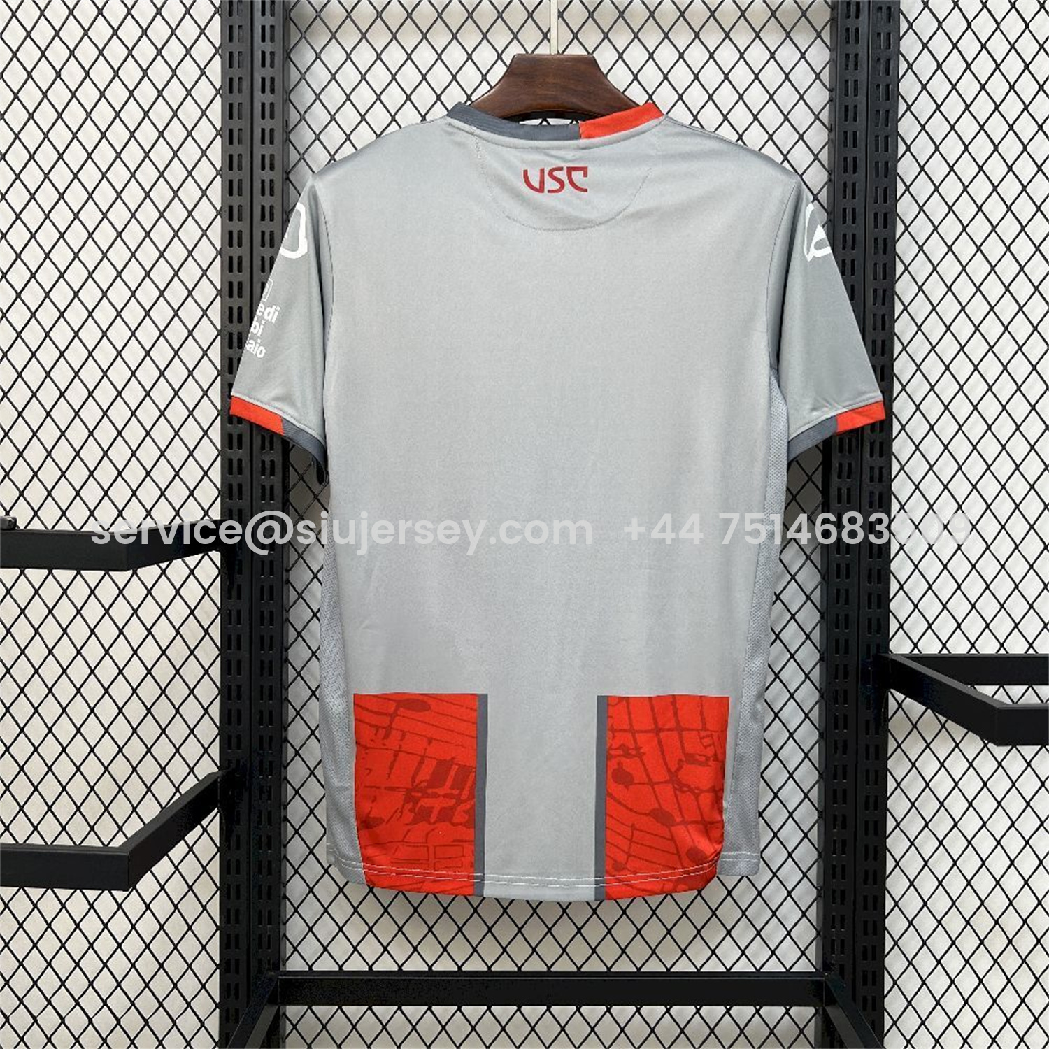 SIUjerseys-Cremonese 25-26 Home Jersey - Fans Version