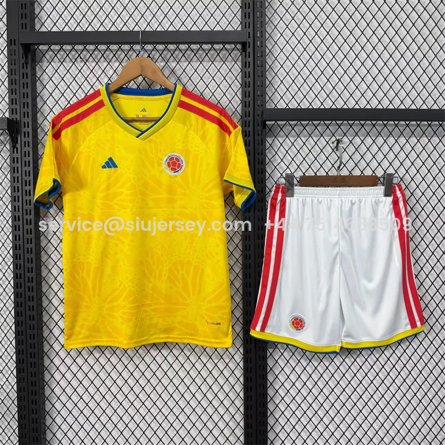 SIUjerseys-Colombia 2026 Home (Leaked Version) Kids Kit