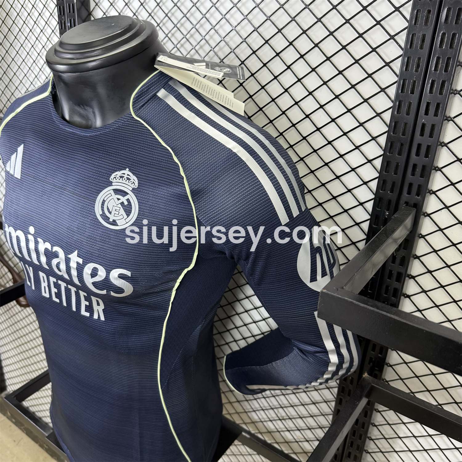 SIUjerseys-Real Madrid 25-26 Away Long Sleeve Jersey - Player Version