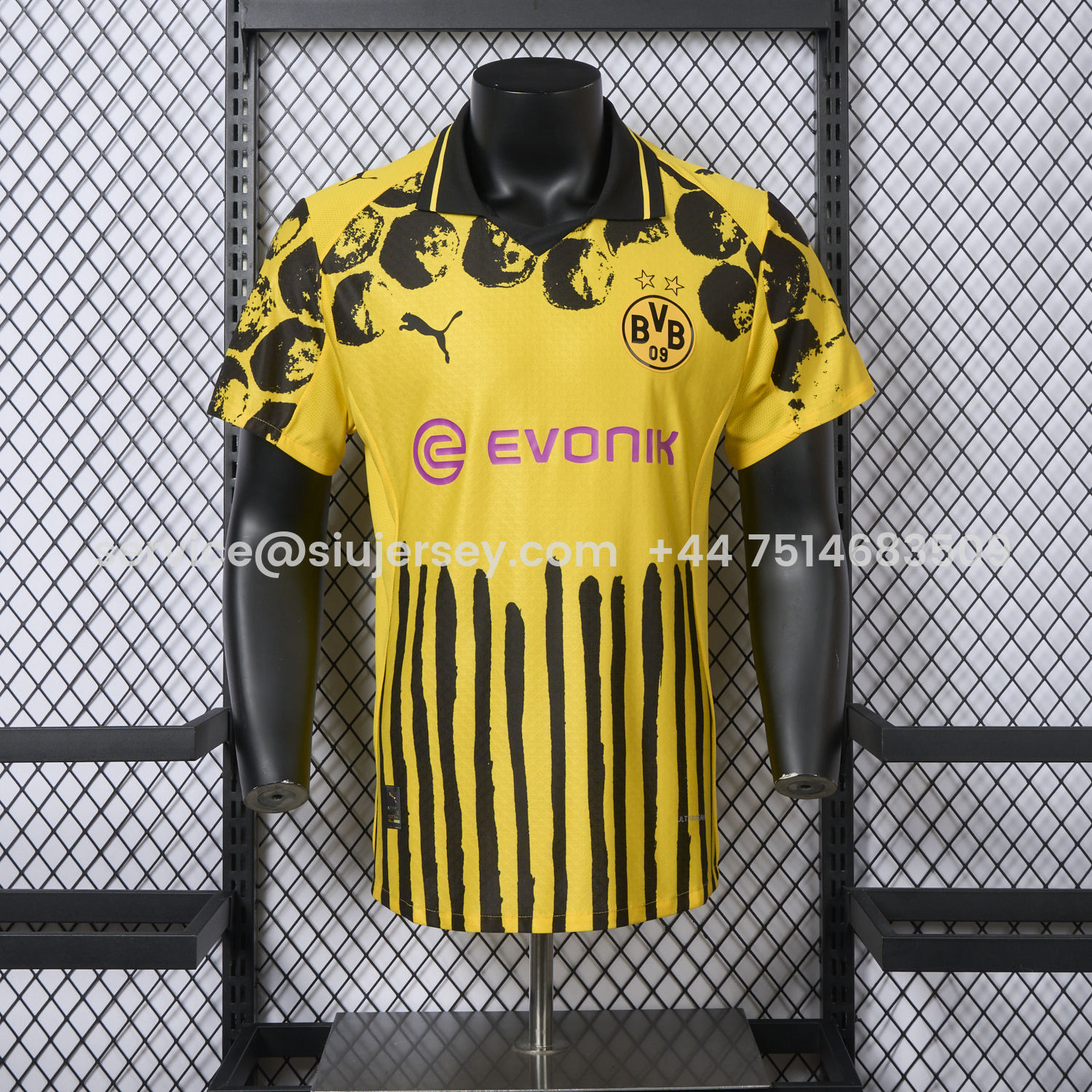 SIUjerseys-Dortmund 2025 Club World Cup Home Jersey With Chest Sponsor - Player Version