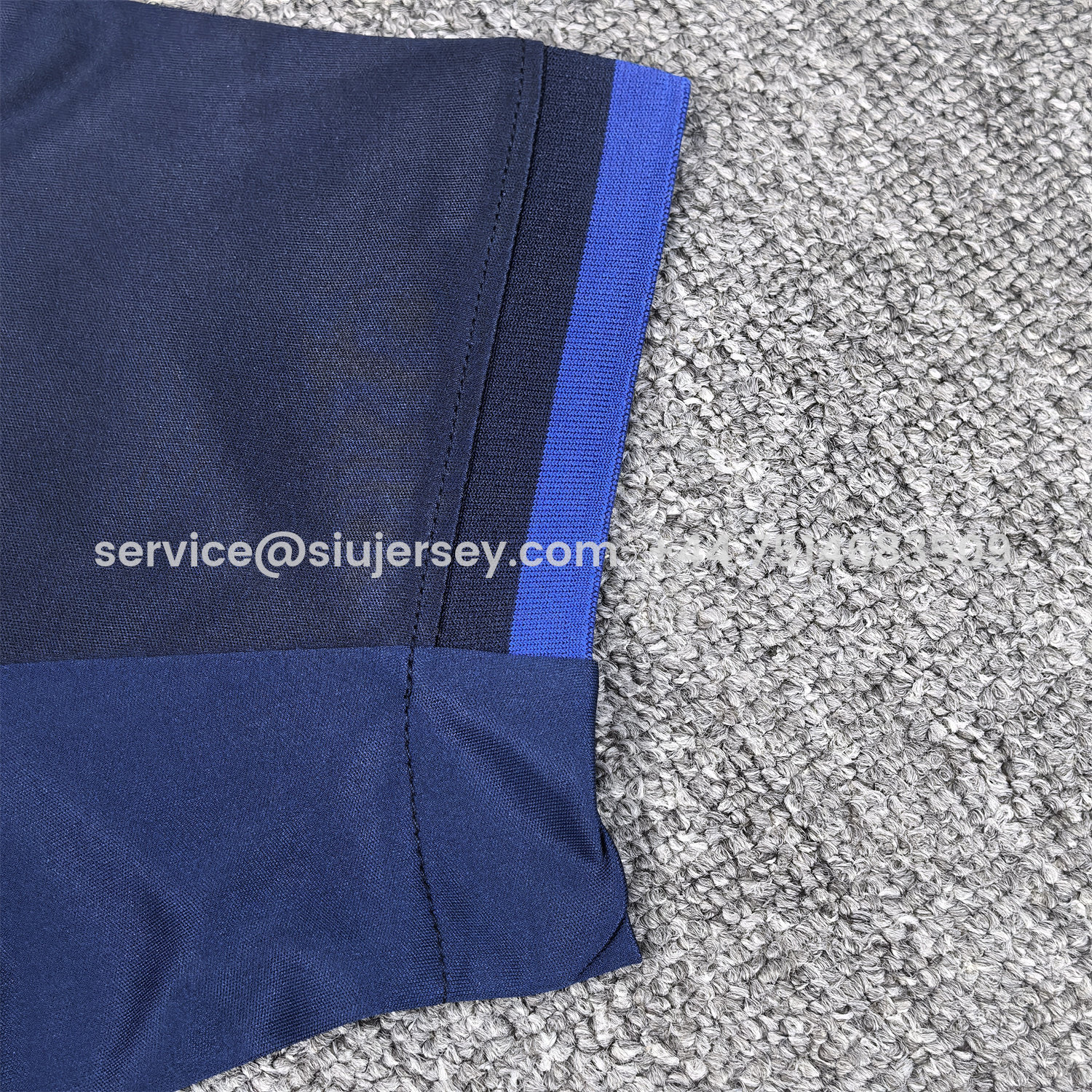 SIUjerseys-Leeds United 25-26 Yellow Stripes Blue Special Jersey - Fans Version