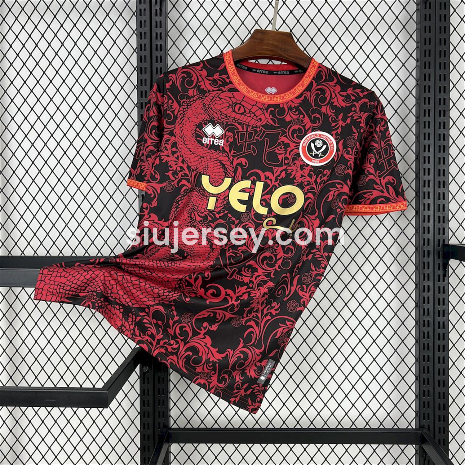 SIUjerseys-Sheffield United 24-25 Pre-Match Chinese New Year Jersey - Fans Version