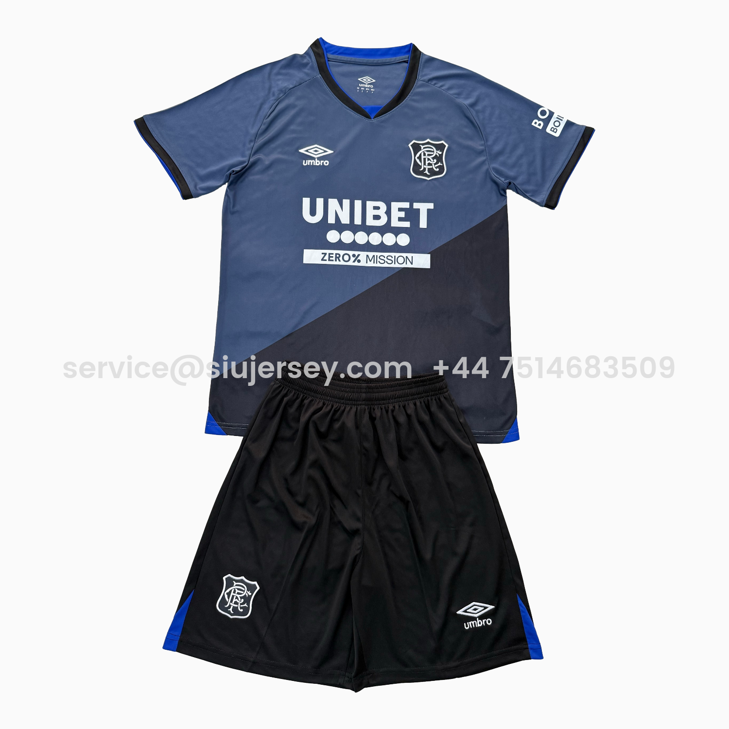 SIUjerseys-Glasgow Rangers 25-26 Third Men's Adult Jersey Set - Fans Version