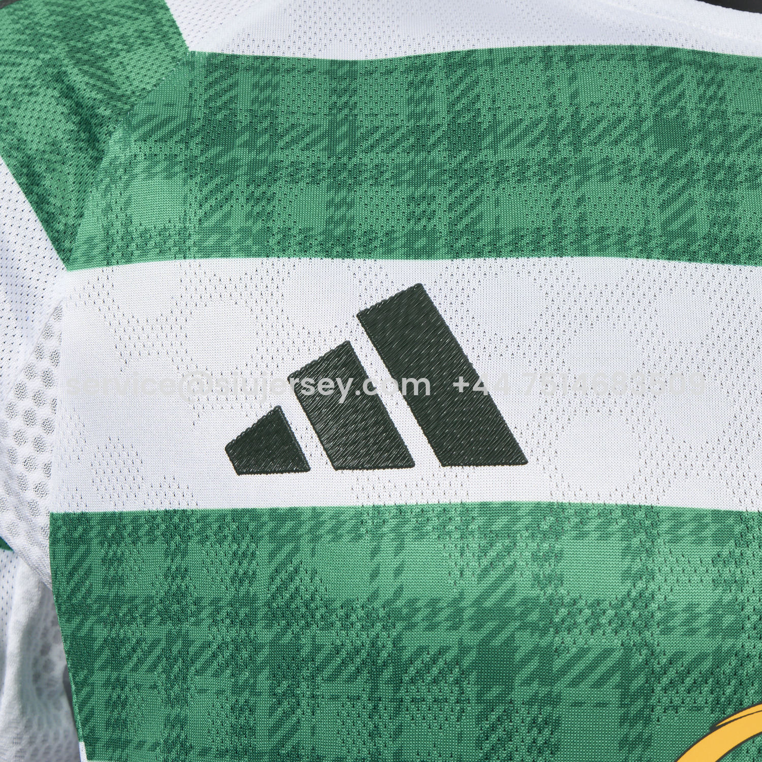 SIUjerseys-Celtic 25-26 Home Green White Stripes Jersey - Player Version
